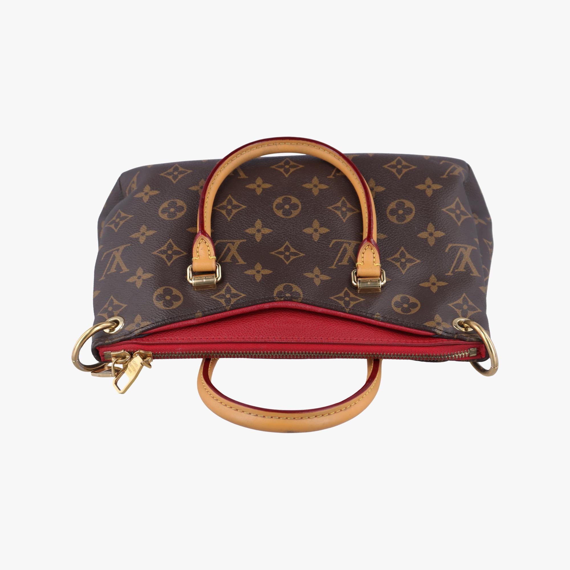 ルイヴィトン Louis Vuitton ショルダーバッグ レディース パラスBB モノグラム/ブラウン系×スリーズ モノグラムキャンバス×カーフレザー M41241 SN2128