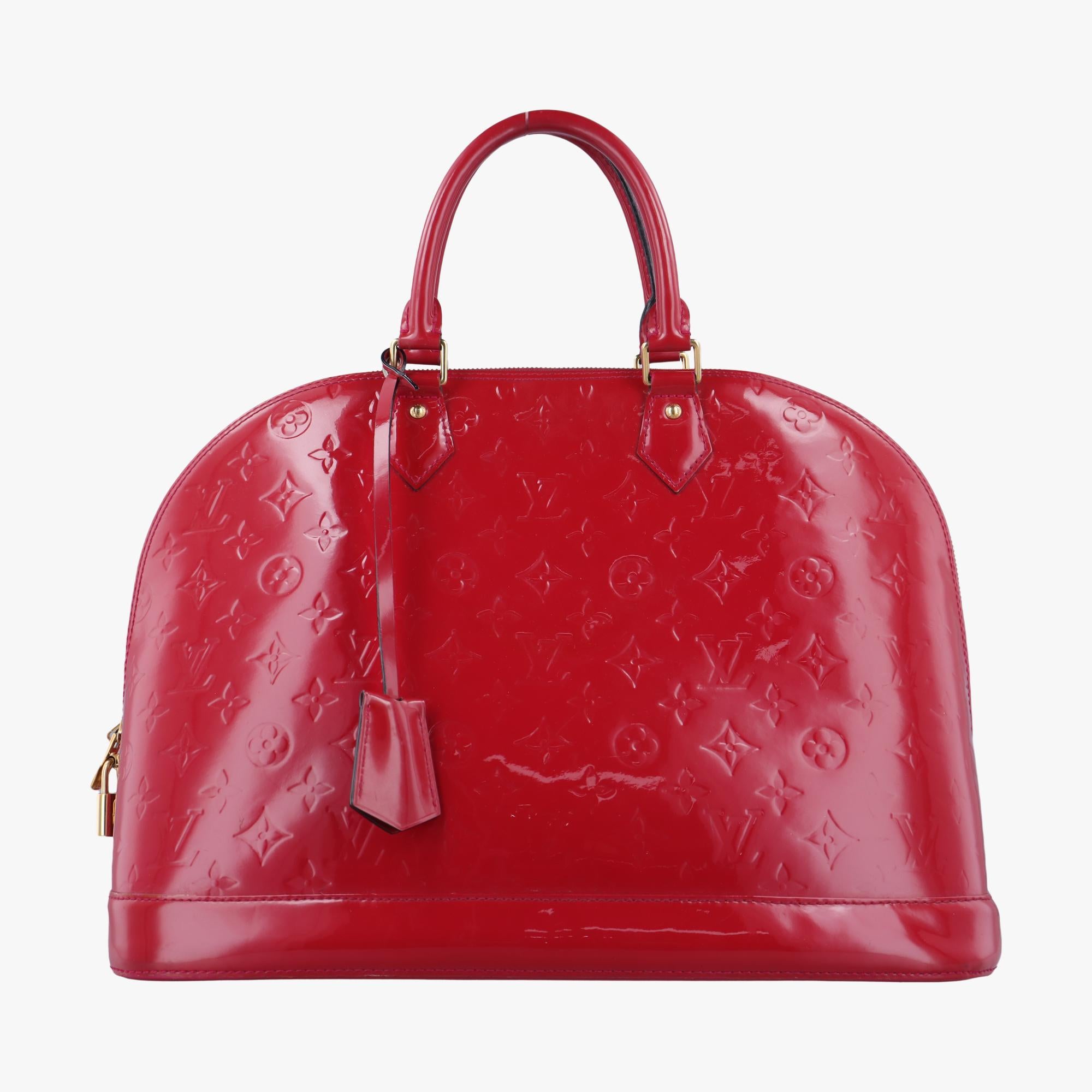 ルイヴィトン Louis Vuitton ハンドバッグ レディース アルマGM ポムダムール ヴェルニ M93596 SN1153