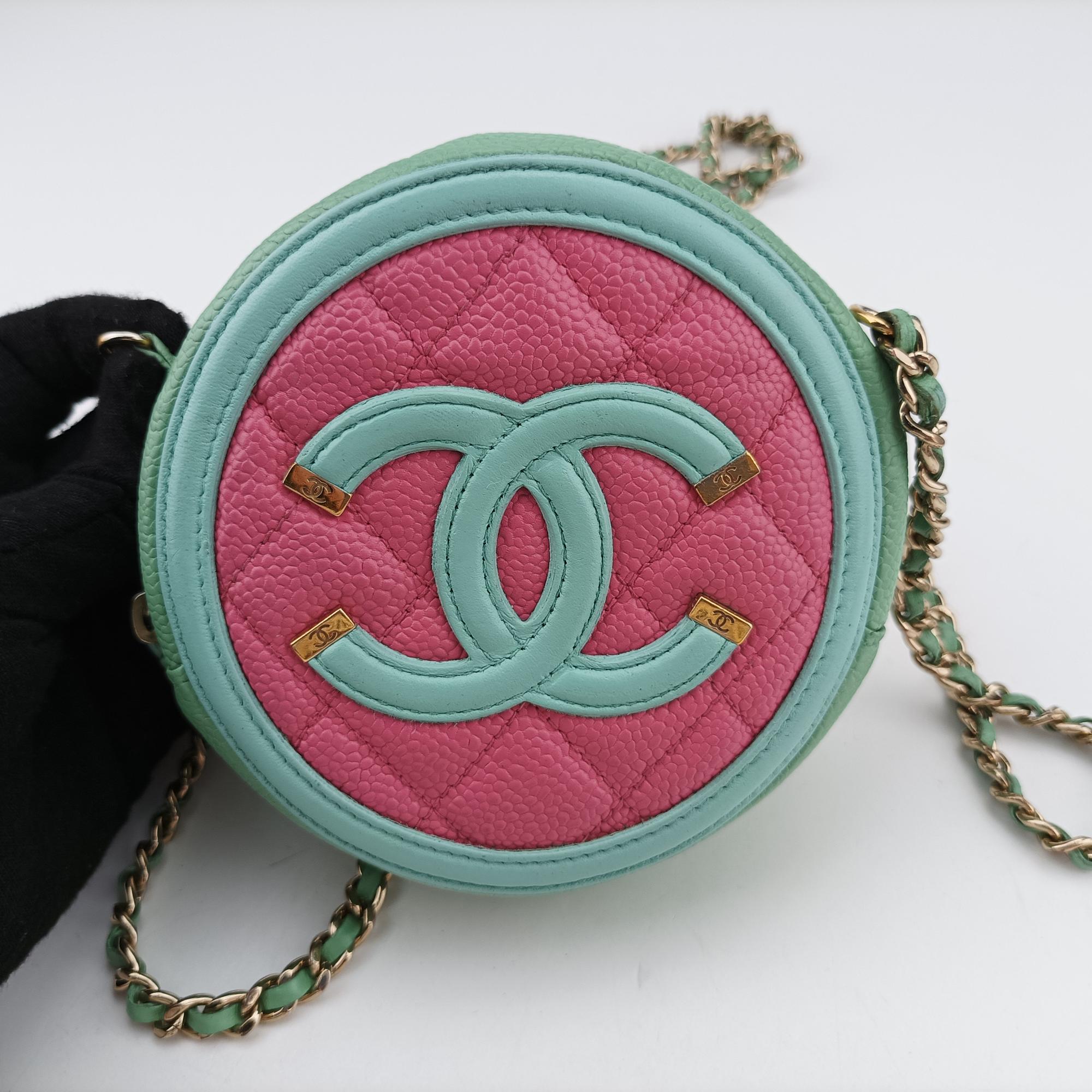 シャネル Chanel ショルダーバッグ レディース CCフィリグリー　ラウンド マルチカラー キャビアスキン A81599 27099254