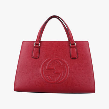 グッチ Gucci ショルダーバッグ レディース ソーホー レッド レザー 431571 D019976995