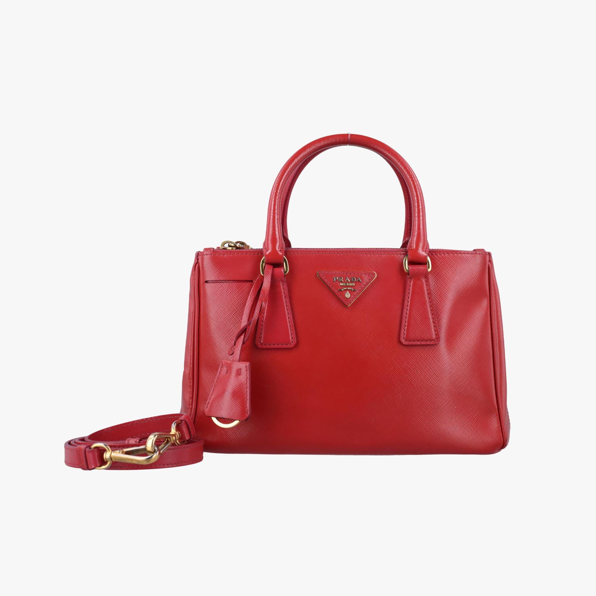 プラダ Prada ショルダーバッグ レディース ガレリア レッド サフィアーノ レザー BN2316 7 V 173