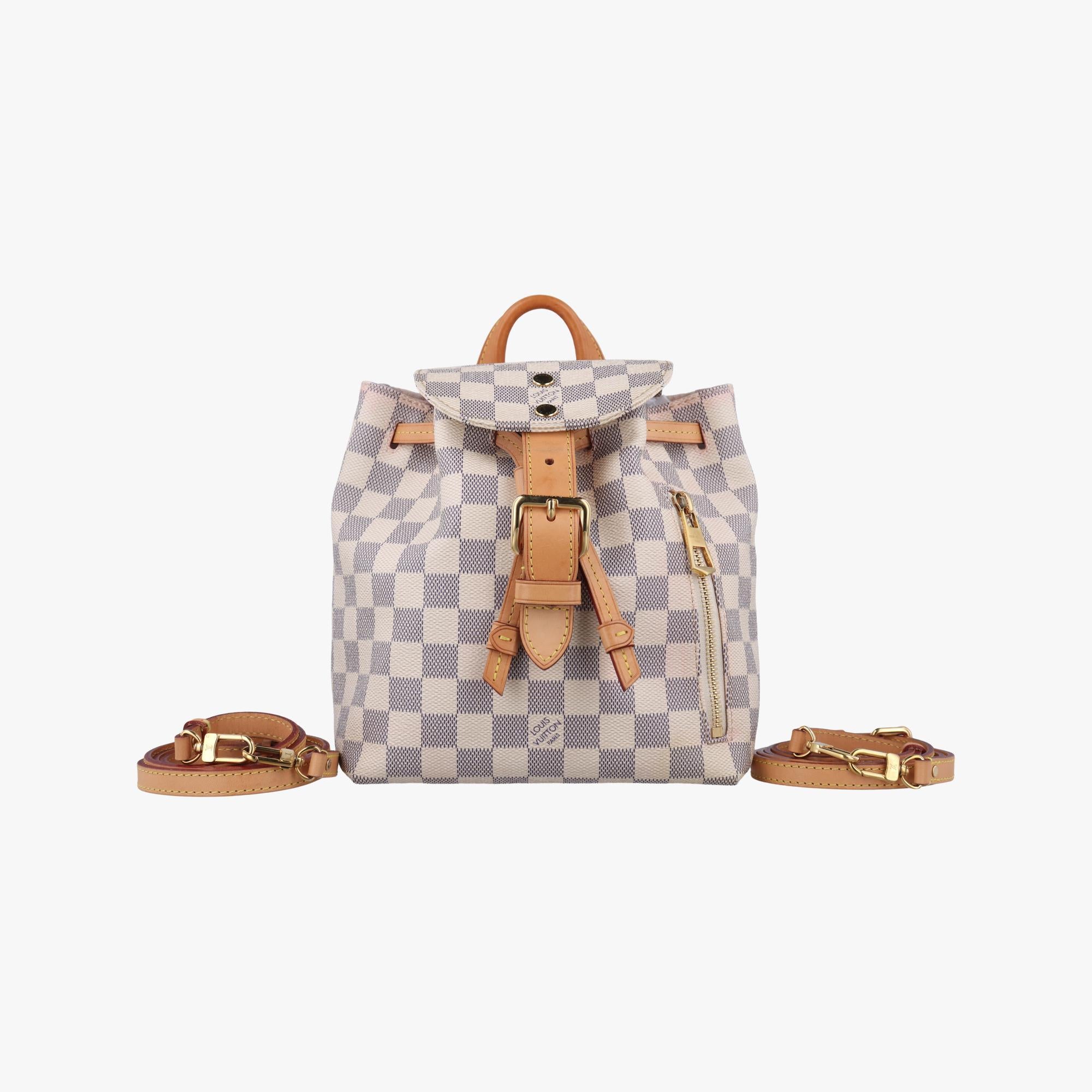 ルイヴィトン Louis Vuitton リュック/バックパック レディース スペロンBB アズール ダミエ キャンバス N44026 SR1137