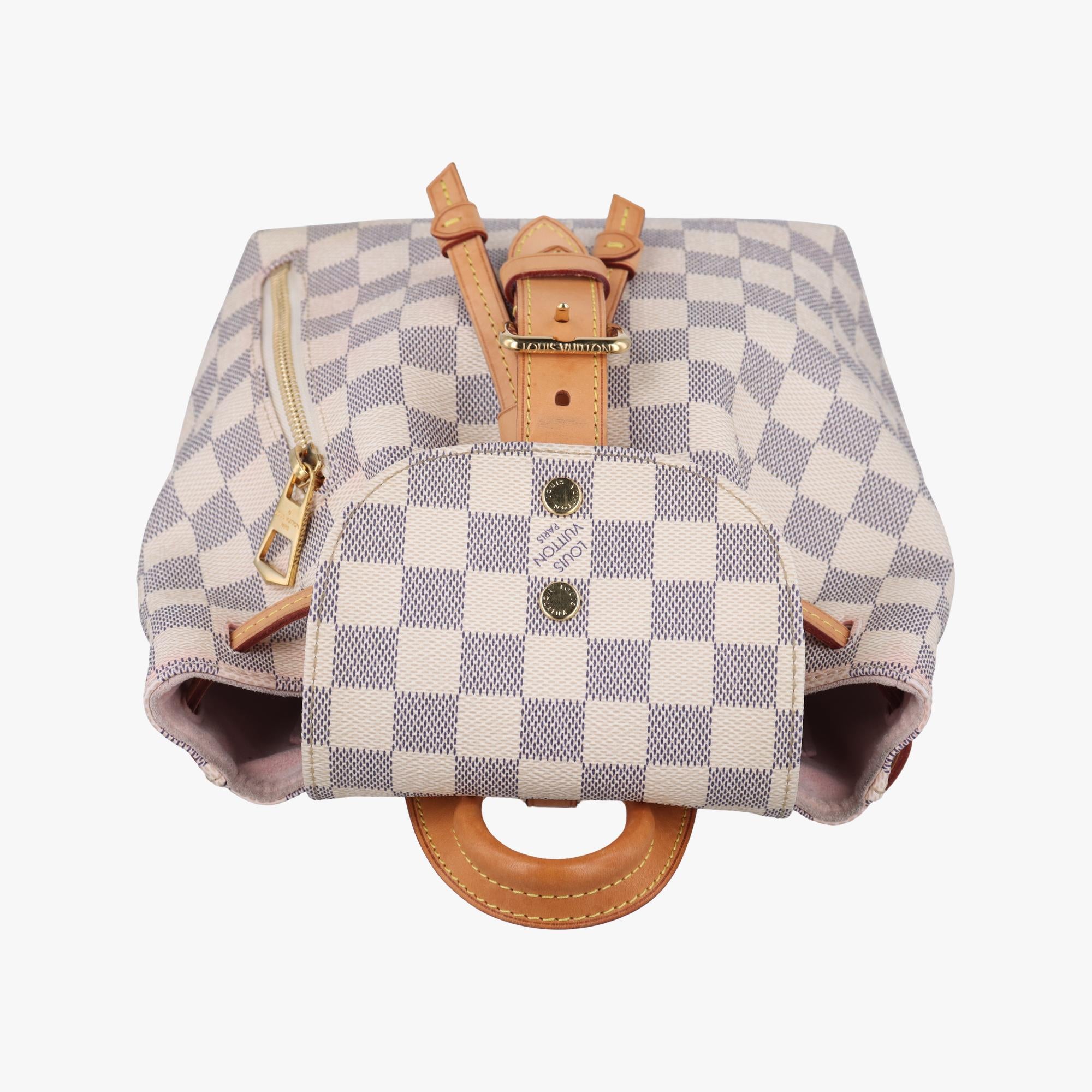 ルイヴィトン Louis Vuitton リュック/バックパック レディース スペロンBB アズール ダミエ キャンバス N44026 SR1137