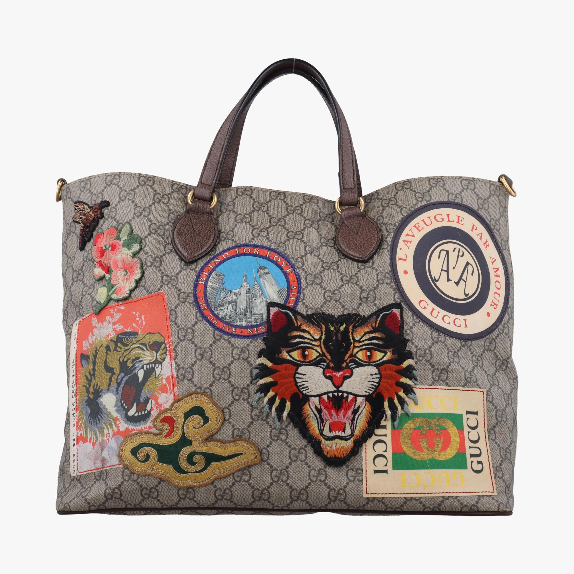 グッチ Gucci ショルダーバッグ メンズ GGスプリームクーリエ ベージュ×マルチ GGスプリームキャンバス 474085 G027463782