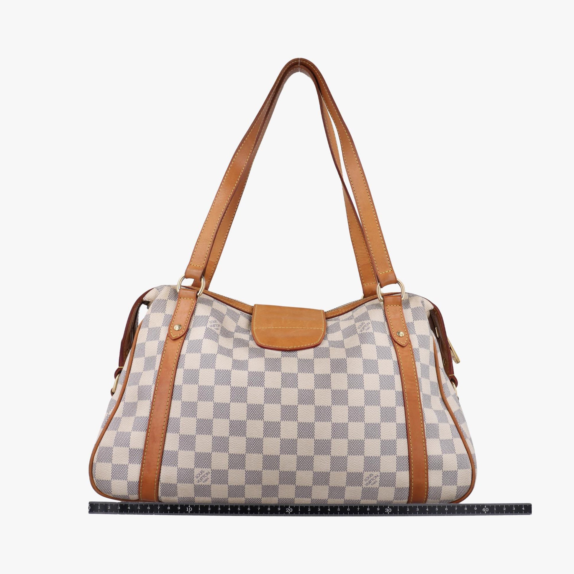 ルイヴィトン Louis Vuitton ショルダーバッグ レディース ストレーザPM アズール ダミエ キャンバス N42220 TR0171