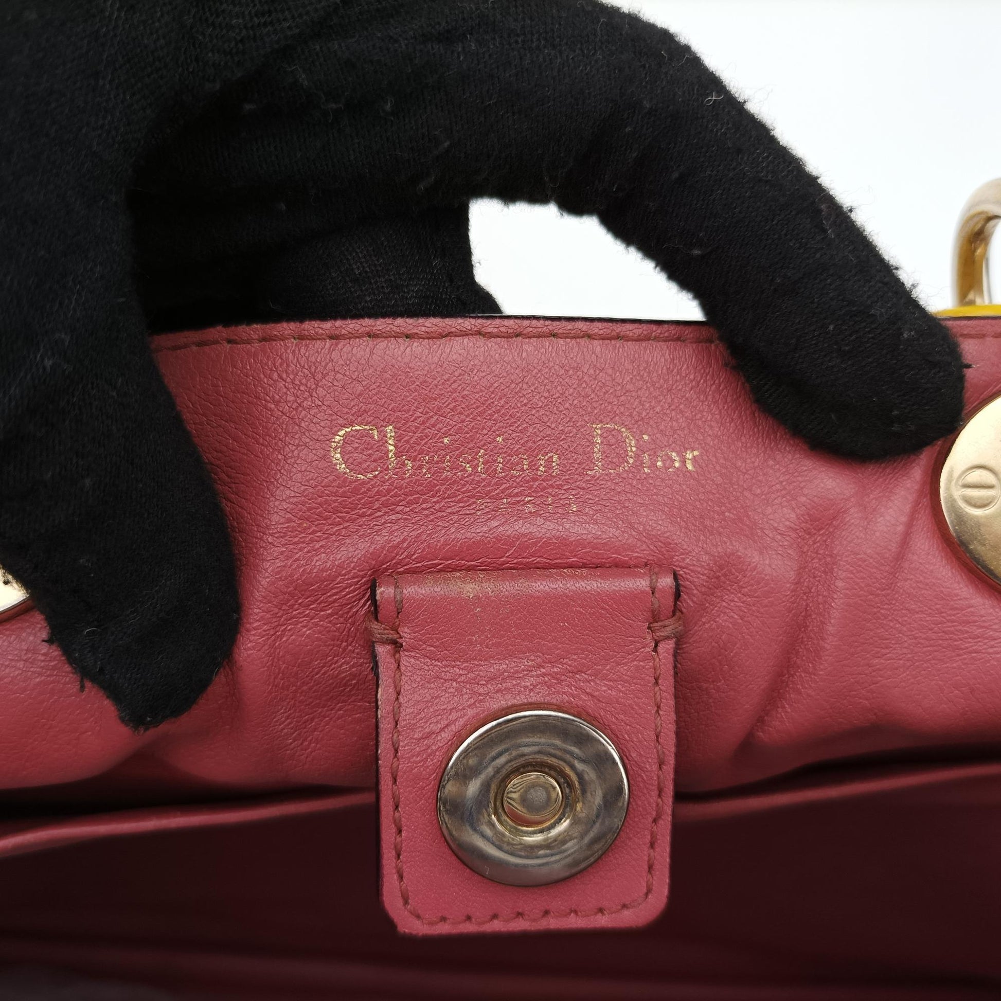 クリスチャンディオール Christian Dior ショルダーバッグ レディース ディオリッシモ イエロー レザー 19-MA-0182