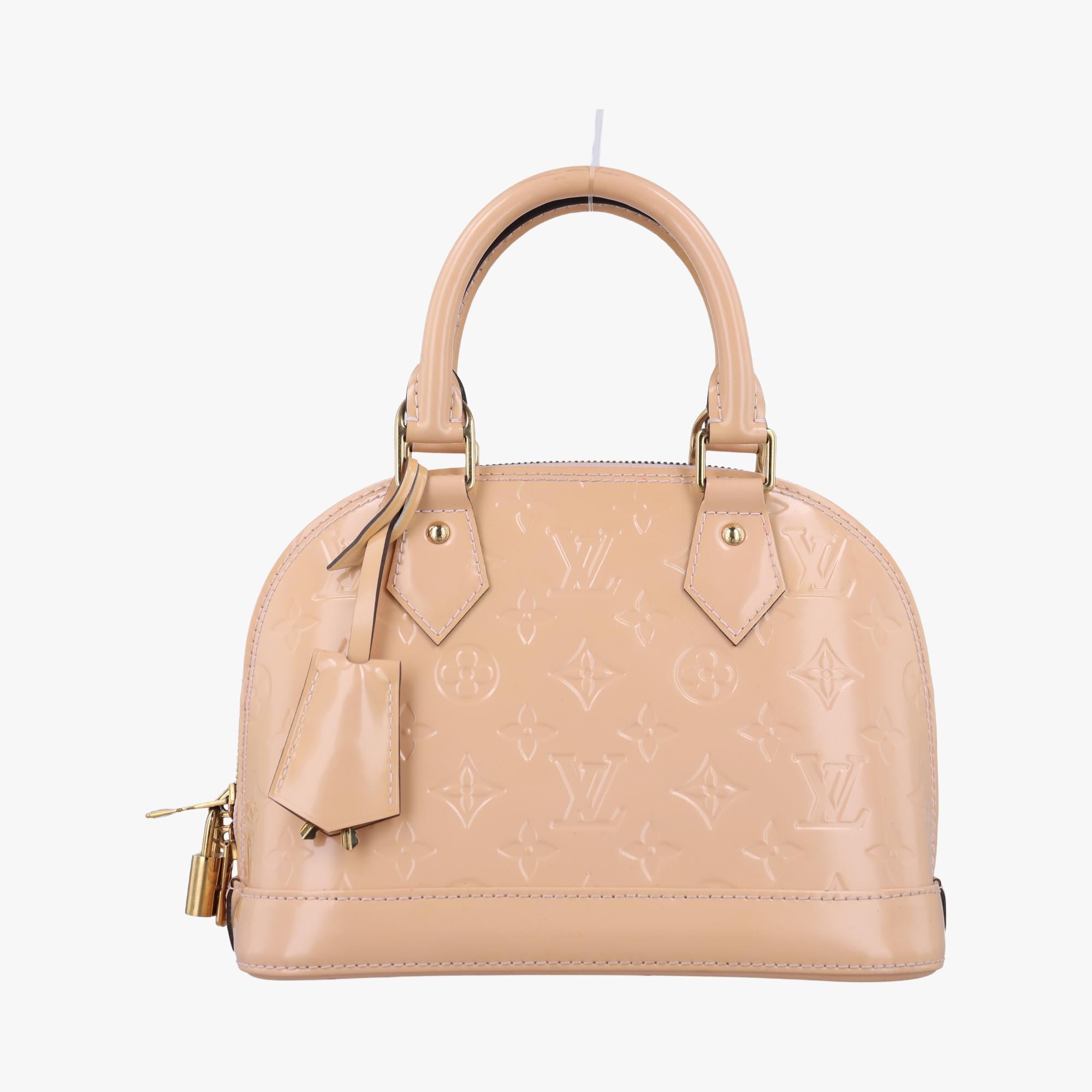 ルイヴィトン Louis Vuitton ショルダーバッグ レディース アルマBB ベージュ ヴェルニ M90064 FL4195