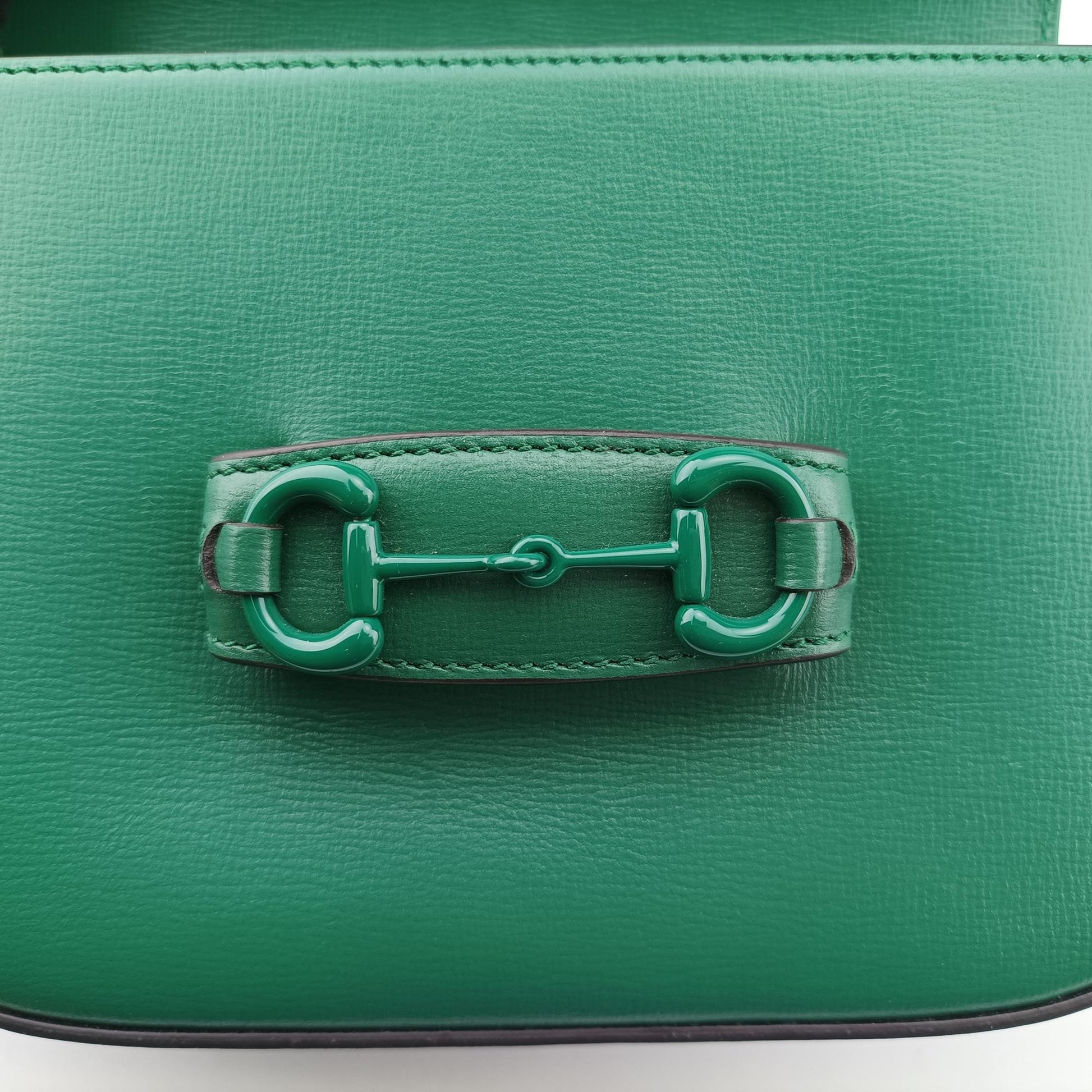 グッチ Gucci ショルダーバッグ レディース ホースビット1955 グリーン レザー 726226 I039392646
