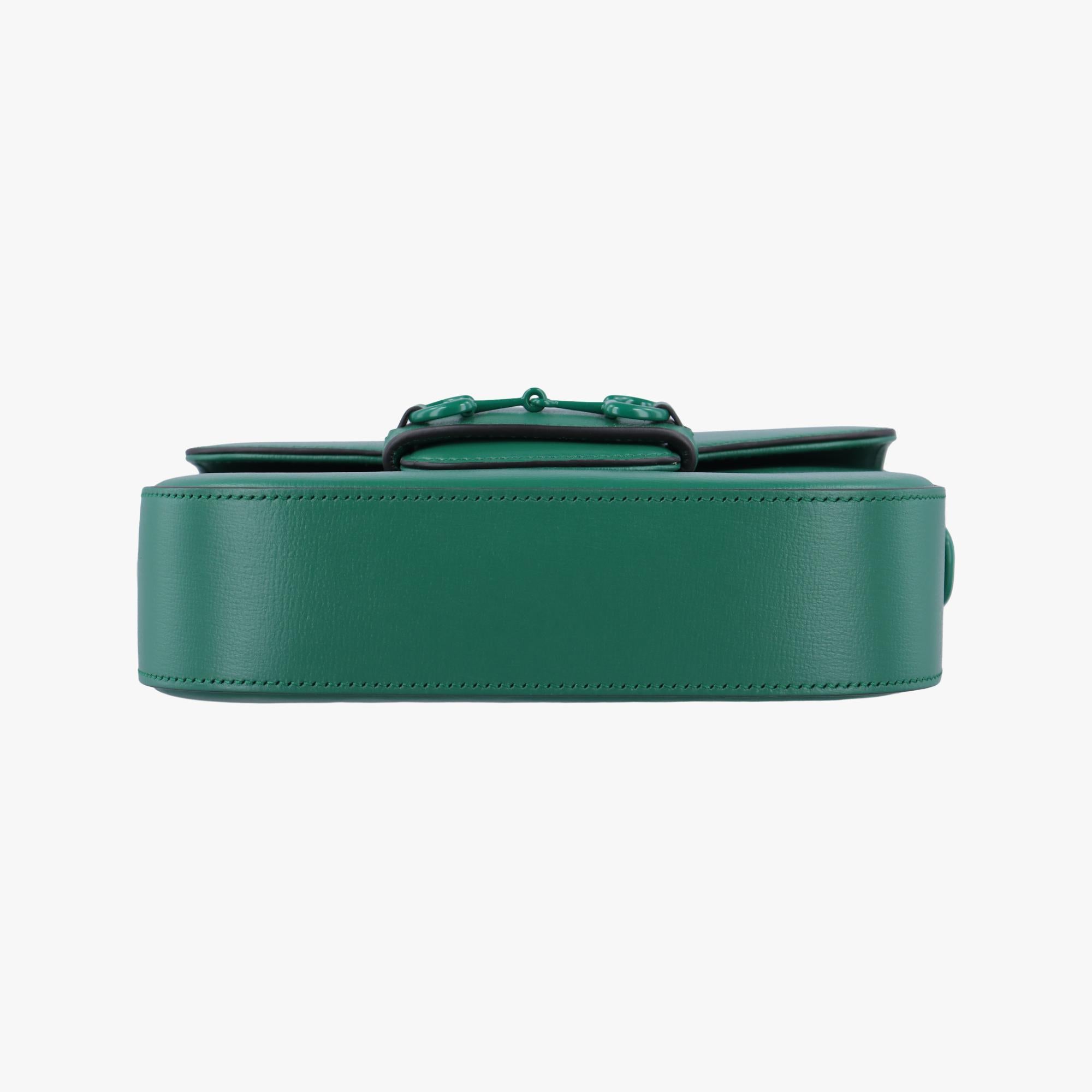 グッチ Gucci ショルダーバッグ レディース ホースビット1955 グリーン レザー 726226 I039392646