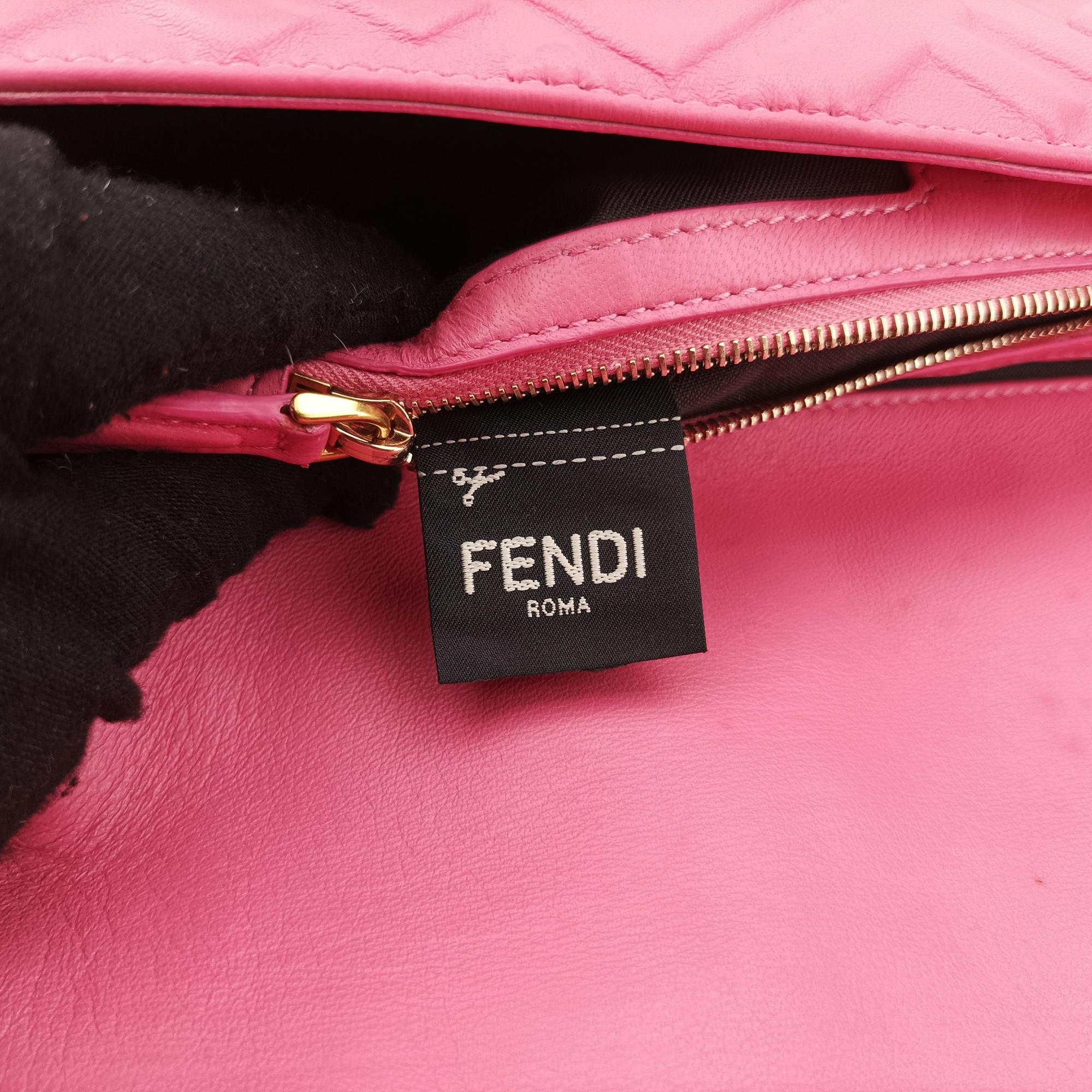 フェンディ Fendi ショルダーバッグ レディース マンマバケット ピンク レザー 8BR771-A72V-198-8241