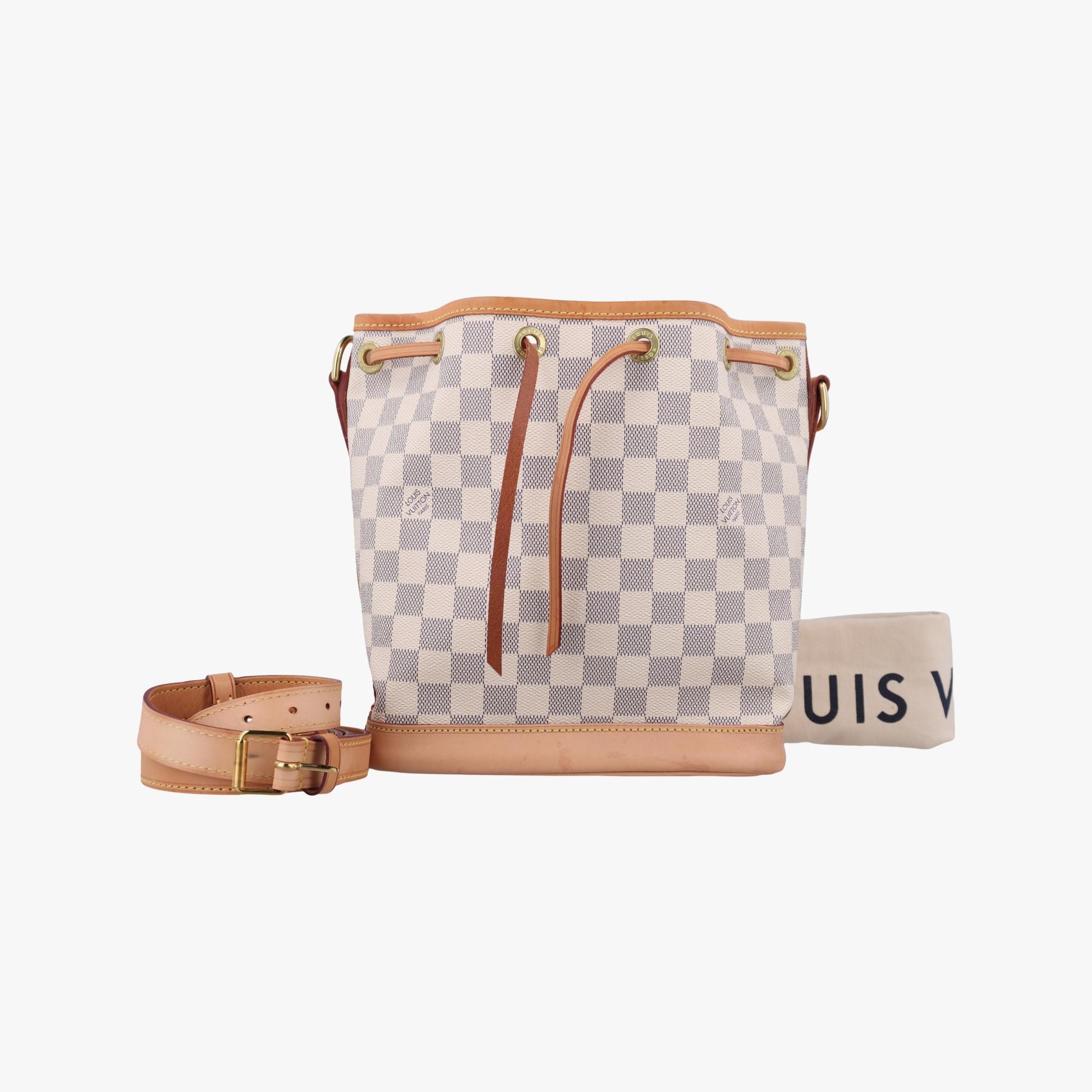 ルイヴィトン Louis Vuitton ショルダーバッグ レディース ノエBB ホワイト ダミエキャンバス N41220 SA2129