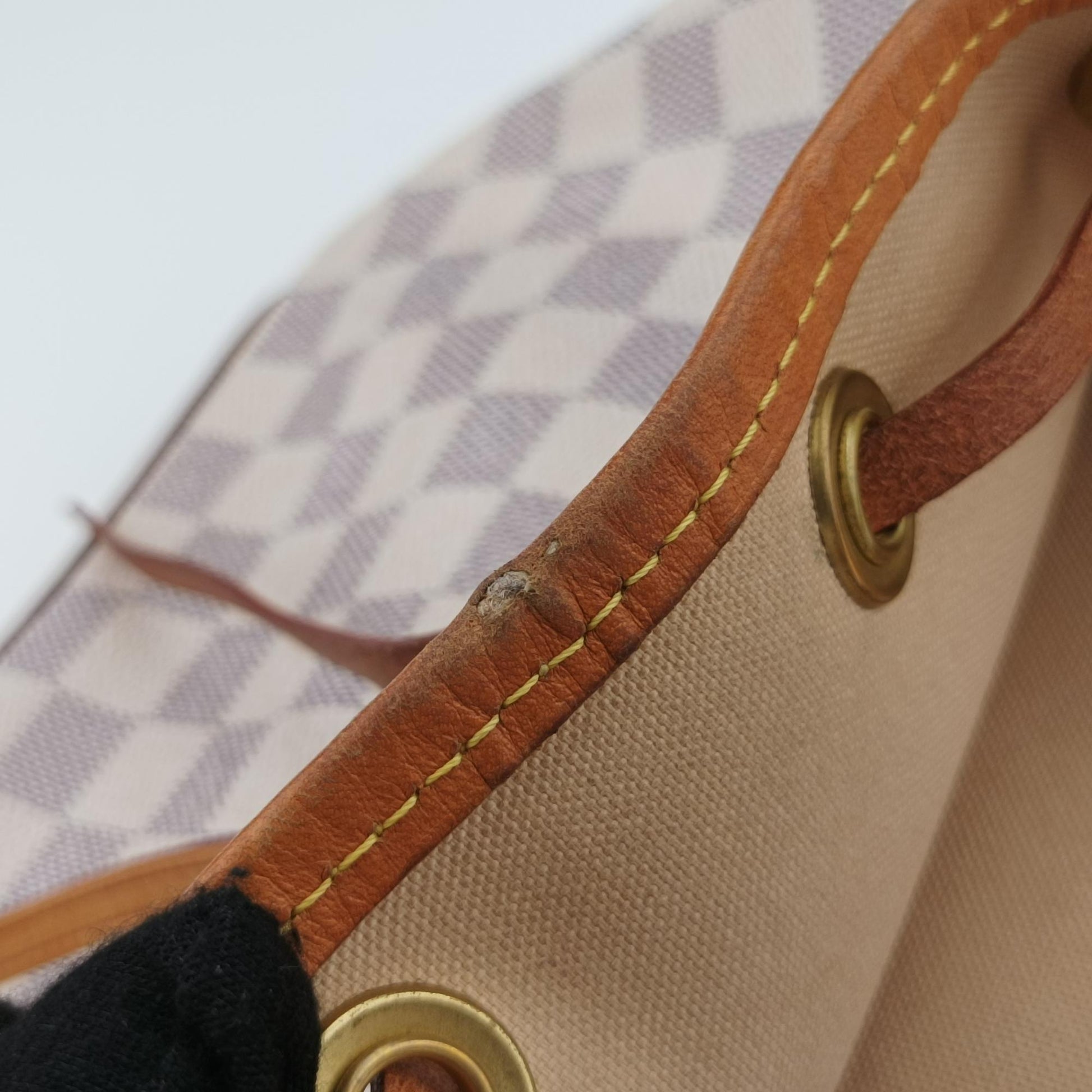 ルイヴィトン Louis Vuitton ショルダーバッグ レディース ノエBB ホワイト ダミエキャンバス N41220 SA3166