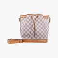 ルイヴィトン Louis Vuitton ショルダーバッグ レディース ノエBB ホワイト ダミエキャンバス N41220 SA3166