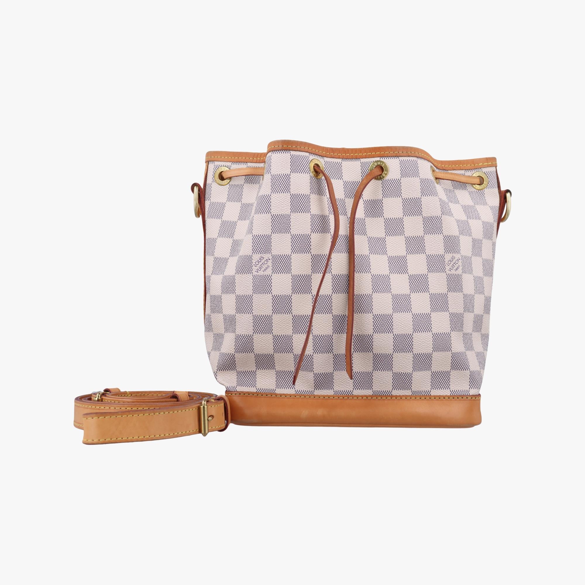 ルイヴィトン Louis Vuitton ショルダーバッグ レディース ノエBB ホワイト ダミエキャンバス N41220 SA3166