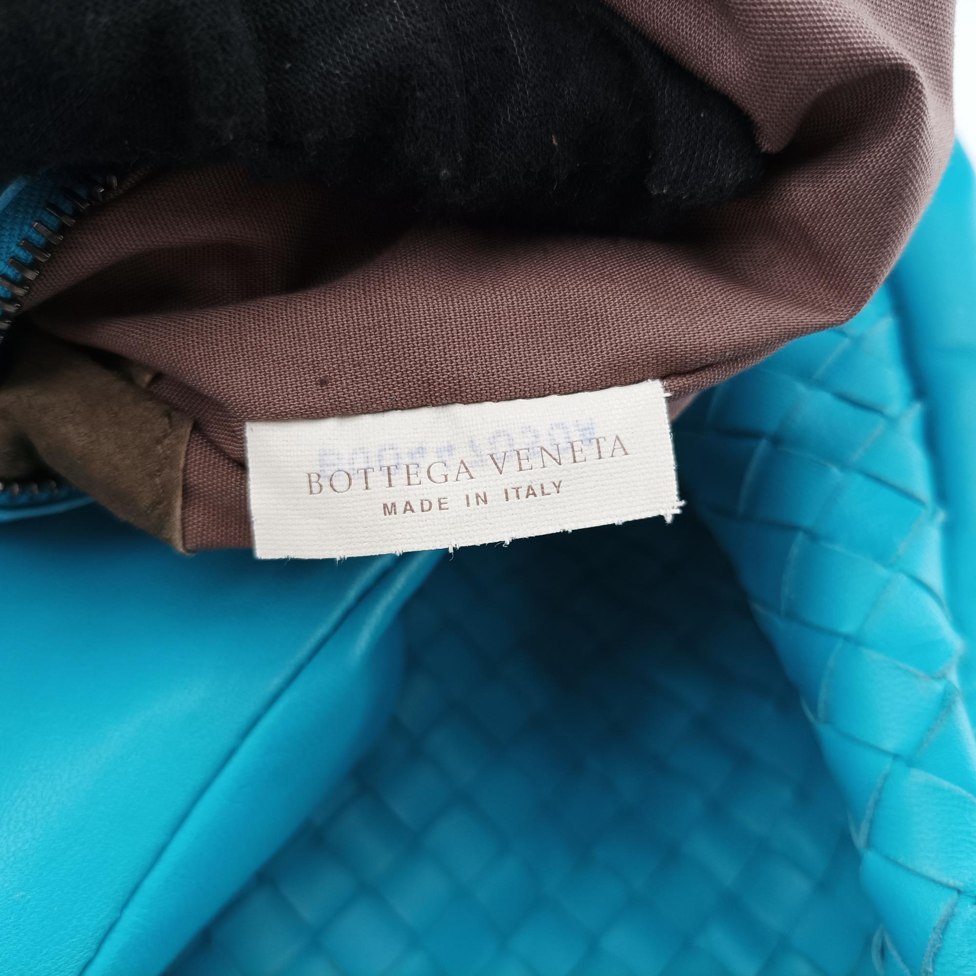 ボッテガヴェネタ Bottega Veneta ショルダーバッグ レディース イントレチャート カンパーナ ブルー ラムスキン B00447030A