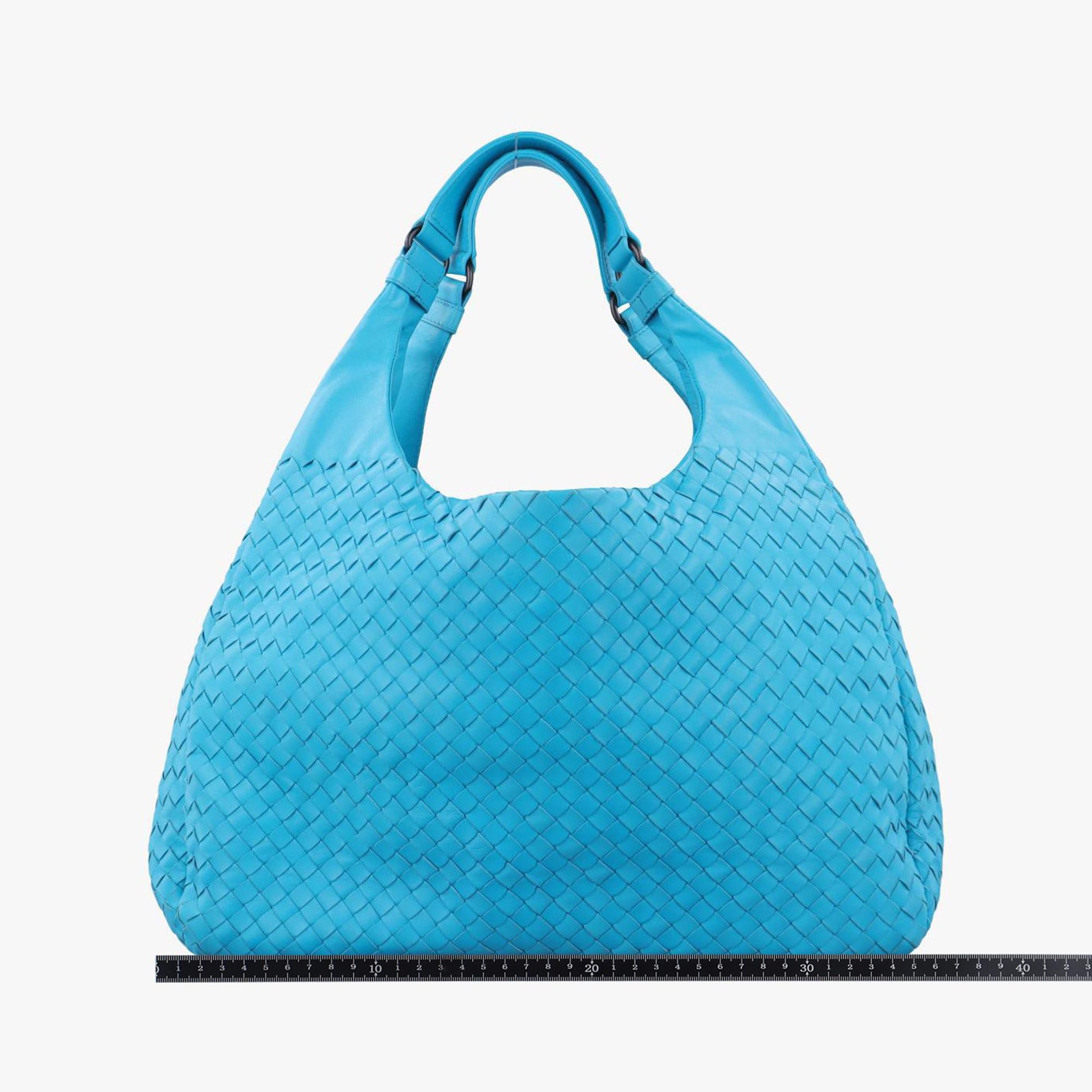 ボッテガヴェネタ Bottega Veneta ショルダーバッグ レディース イントレチャート カンパーナ ブルー ラムスキン B00447030A