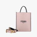 フェンディ Fendi ショルダーバッグ レディース ショッピングバッグ スモール ピンク レザー 8BH382 ADP6 209-0501