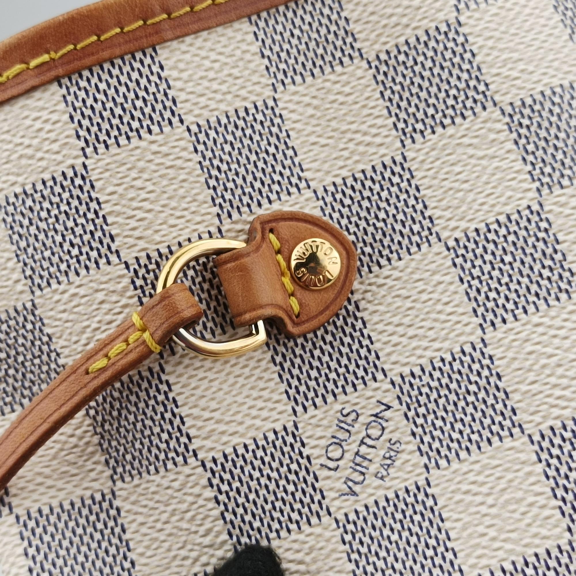 ルイヴィトン Louis Vuitton ショルダーバッグ レディース ネヴァーフルMM アズール ダミエキャンバス N41361 AR3102 GI1184