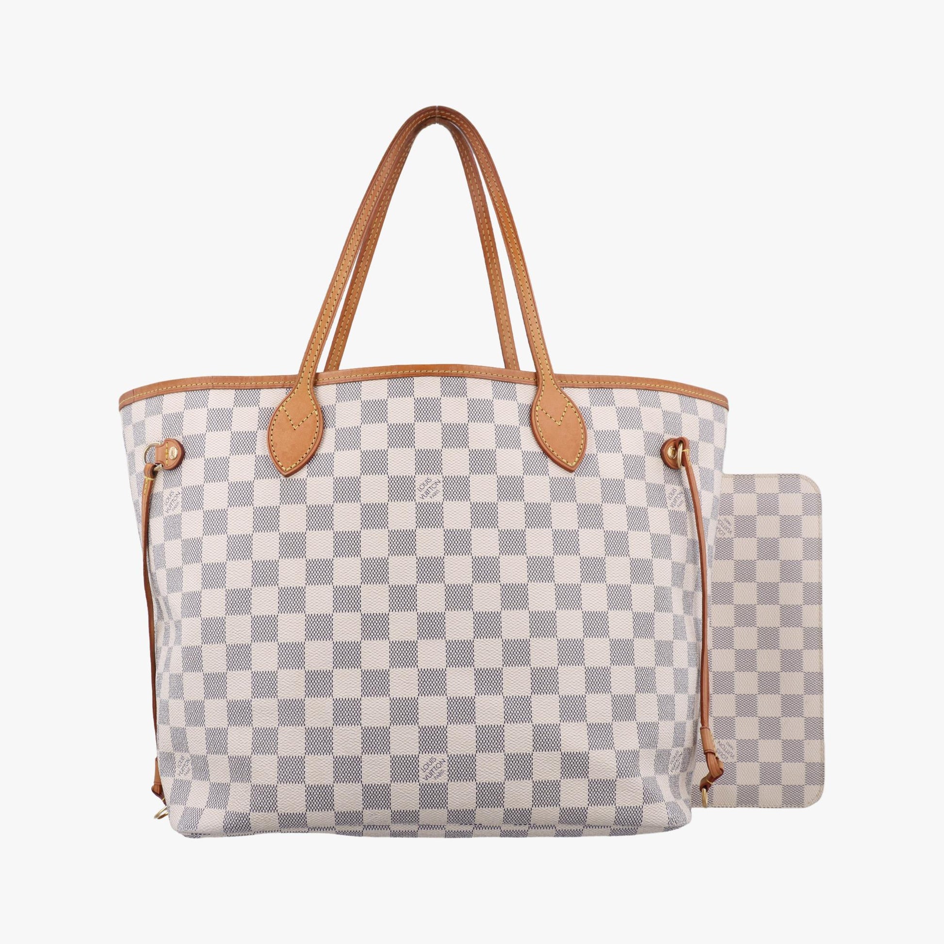 ルイヴィトン Louis Vuitton ショルダーバッグ レディース ネヴァーフルMM アズール ダミエキャンバス N41361 AR3102 GI1184