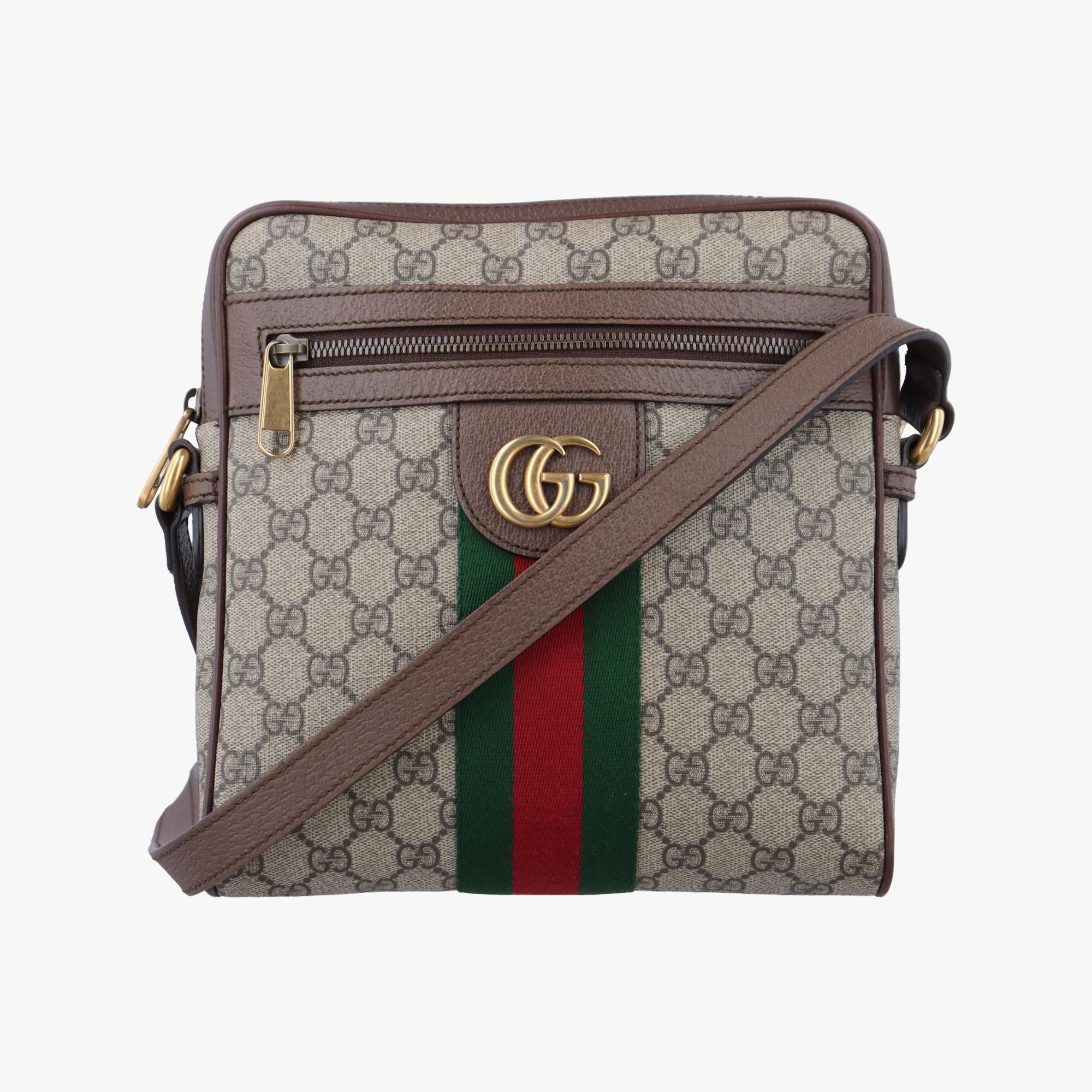 グッチ Gucci ショルダーバッグ レディース オフィディア ブラウン×レッド×グリーン PVCコーティングキャンバス×レザー 547926 H032466578