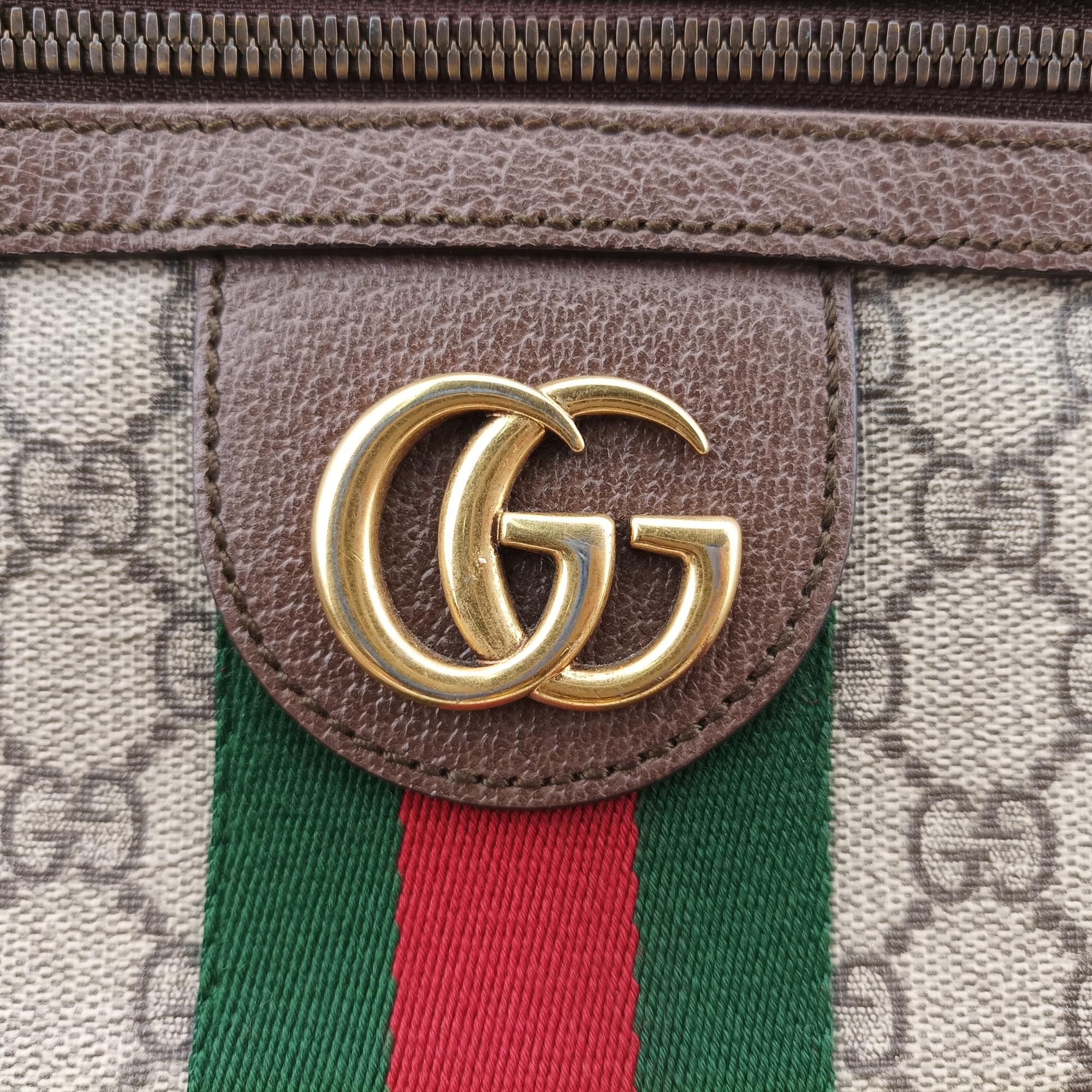 グッチ Gucci ショルダーバッグ レディース オフィディア ブラウン×レッド×グリーン PVCコーティングキャンバス×レザー 547926 H032466578