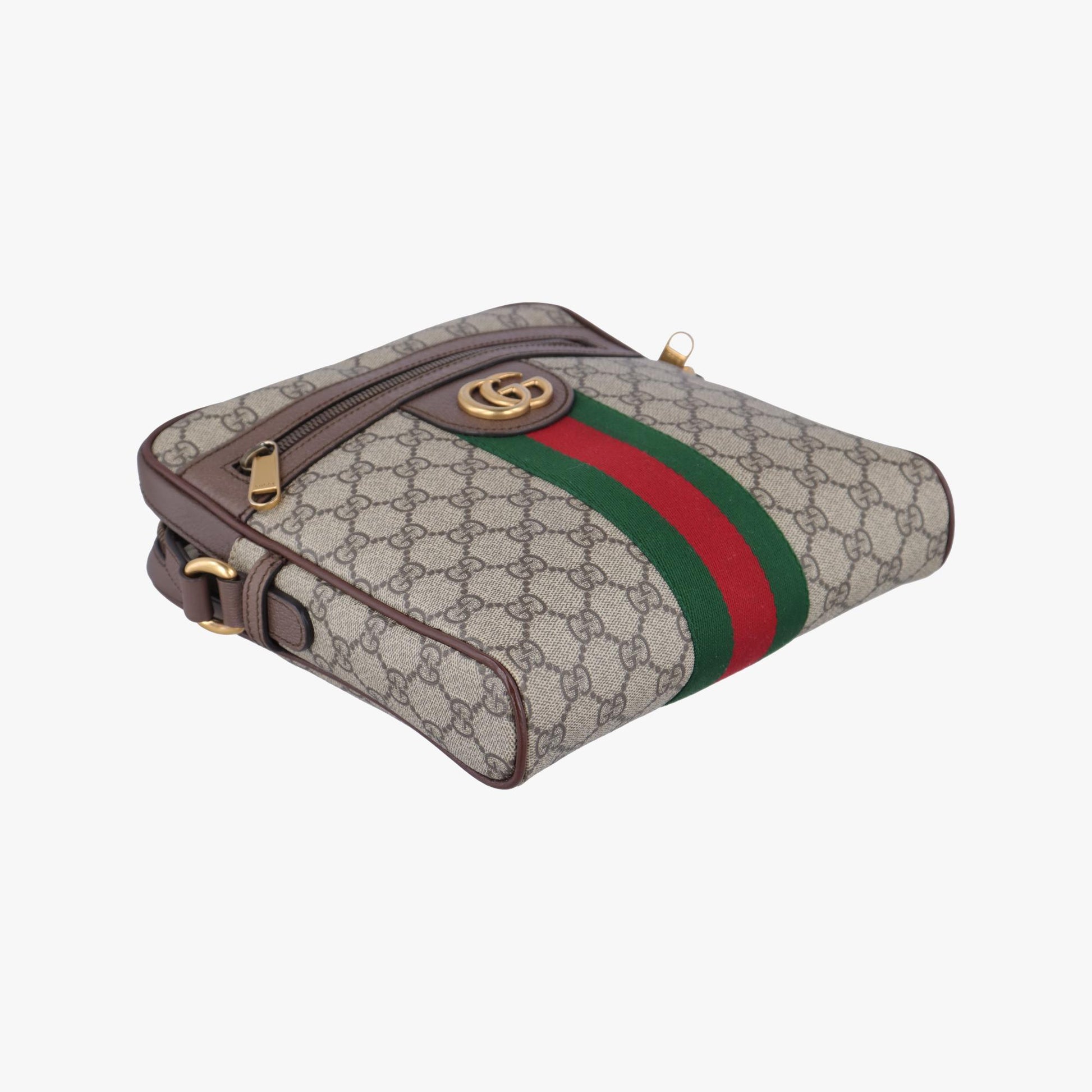 グッチ Gucci ショルダーバッグ レディース オフィディア ブラウン×レッド×グリーン PVCコーティングキャンバス×レザー 547926 H032466578