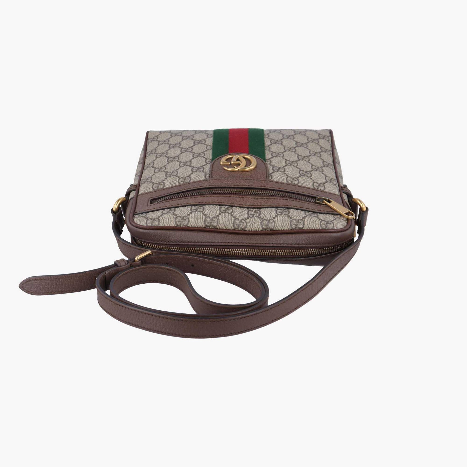 グッチ Gucci ショルダーバッグ レディース オフィディア ブラウン×レッド×グリーン PVCコーティングキャンバス×レザー 547926 H032466578