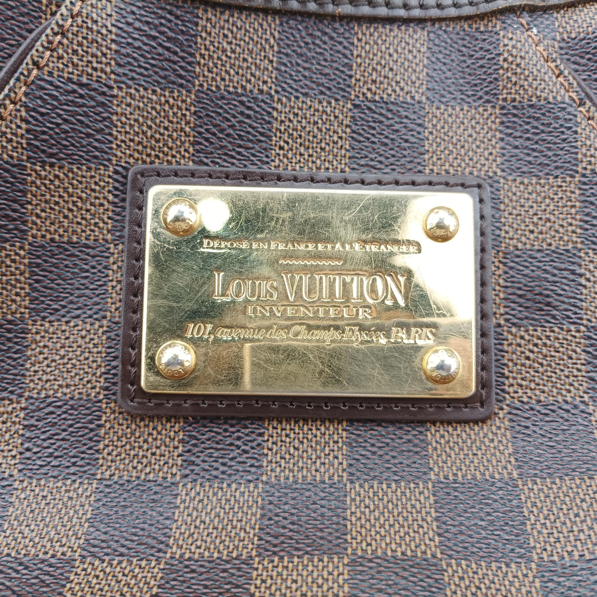 ルイヴィトン Louis Vuitton ショルダーバッグ レディース テムズPM エベーヌ ダミエキャンバス N48180 AR4078