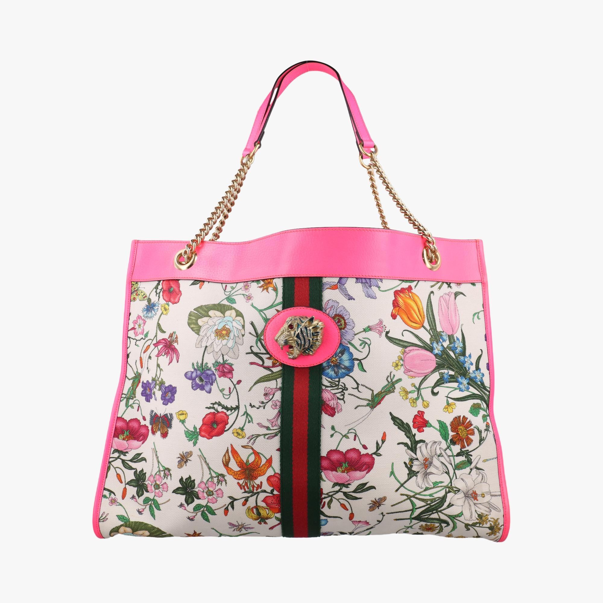 グッチ Gucci ショルダーバッグ レディース ラジャ フローラ マルチカラー キャンバス×レザー 537219 C024941389