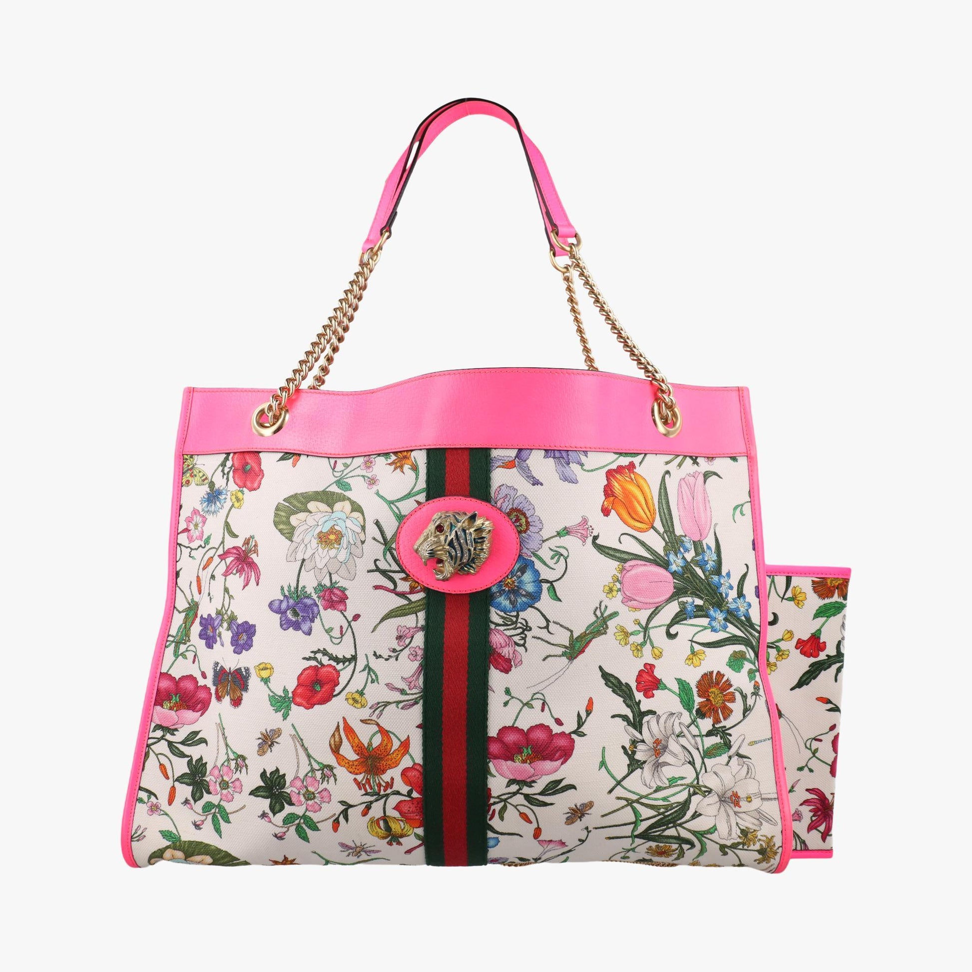 グッチ Gucci ショルダーバッグ レディース ラジャ フローラ マルチカラー キャンバス×レザー 537219 C024941389