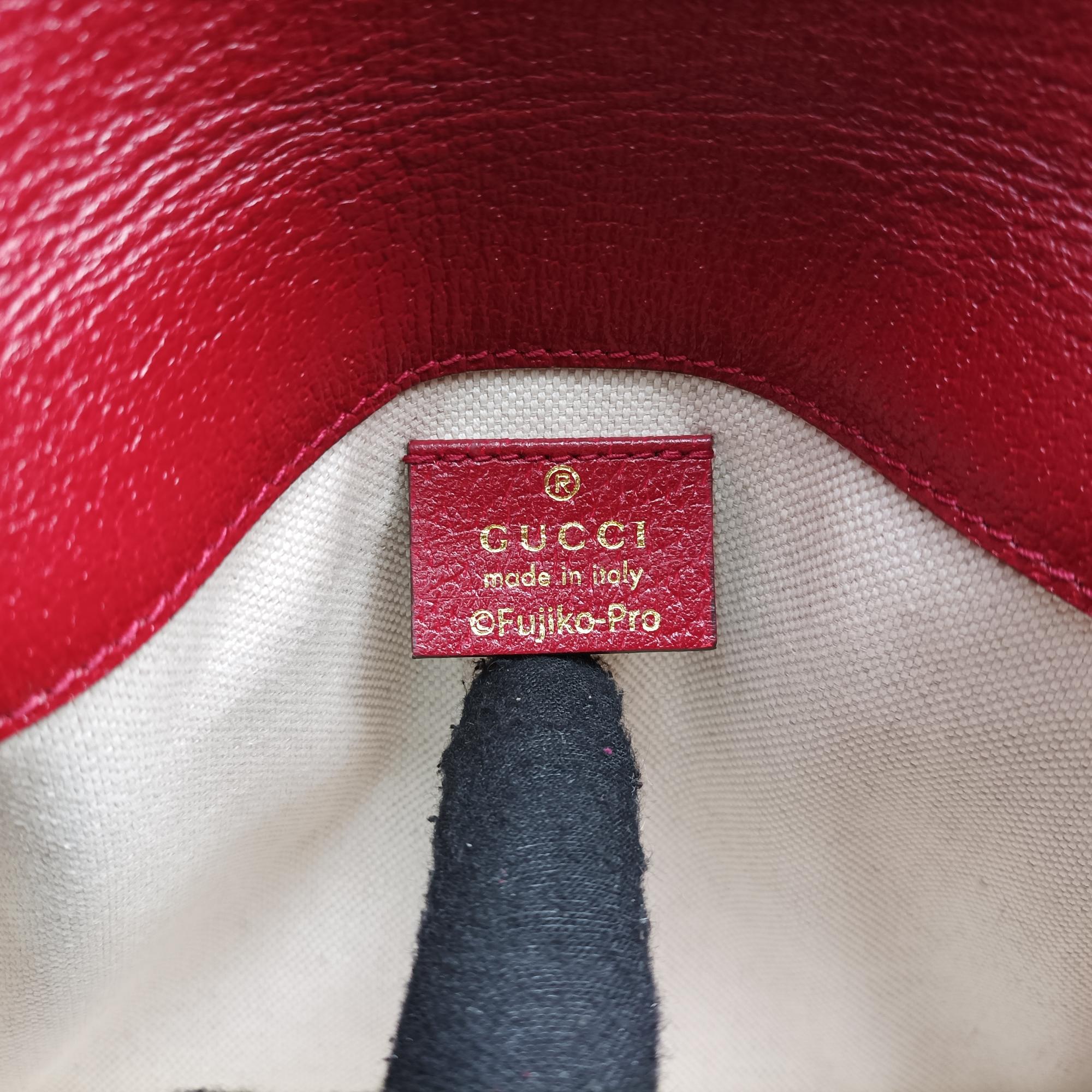 グッチ Gucci ボディバッグ/ウェストバッグ レディース ドラえもん コラボ ブラウン×レッド×マルチ PVCコーティングキャンバス 647817 I034286759