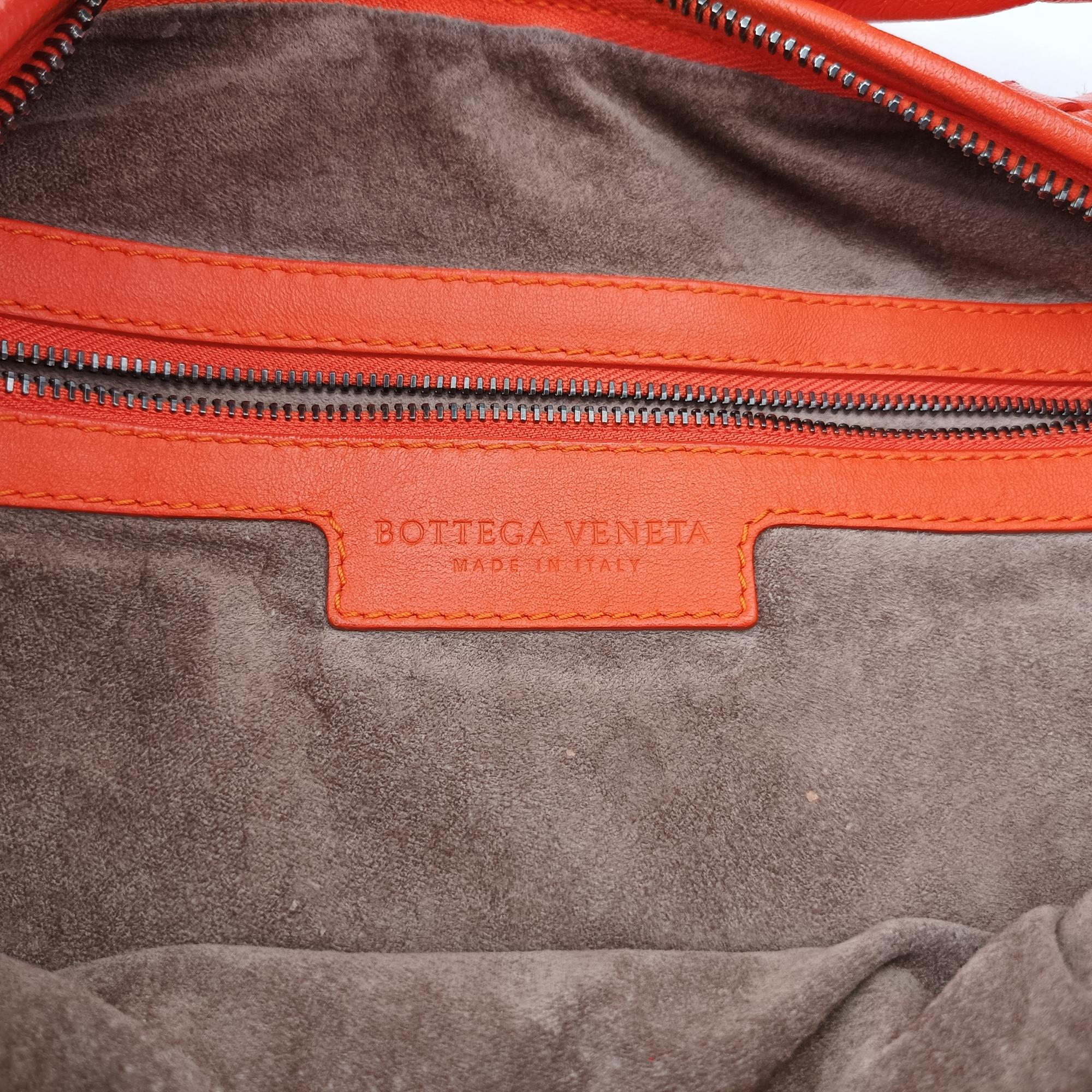 ボッテガヴェネタ Bottega Veneta ハンドバッグ レディース イントレチャート オレンジ ラムスキン B02629646H