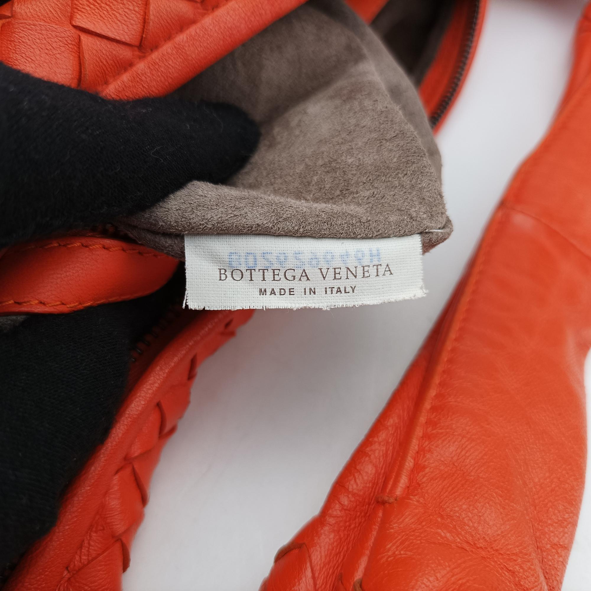 ボッテガヴェネタ Bottega Veneta ハンドバッグ レディース イントレチャート オレンジ ラムスキン B02629646H