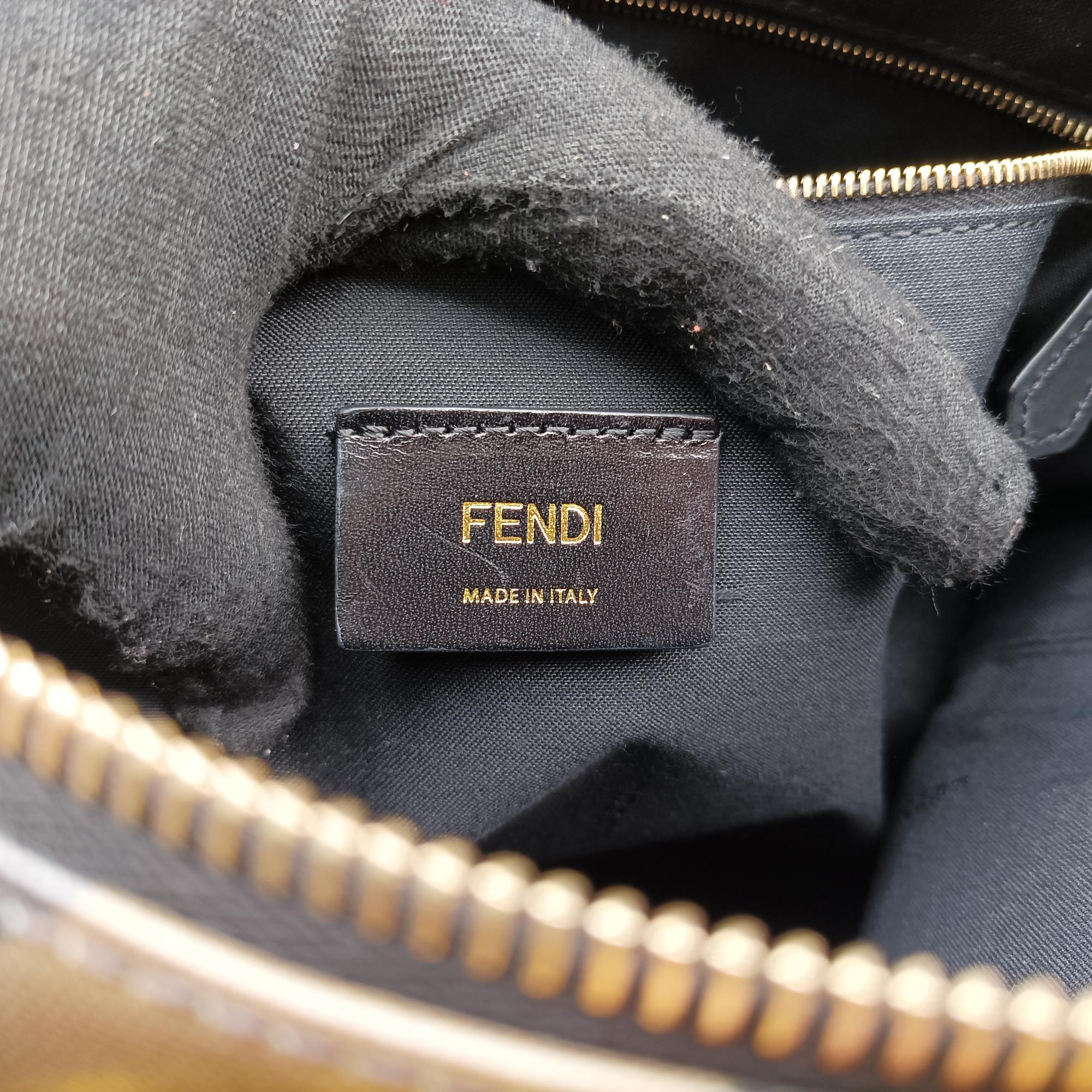 フェンディ Fendi ショルダーバッグ レディース ローマ アモール ロゴ ブラウン×マルチカラー PVCコーティングキャンバス 7VA470 A98G 199-3262