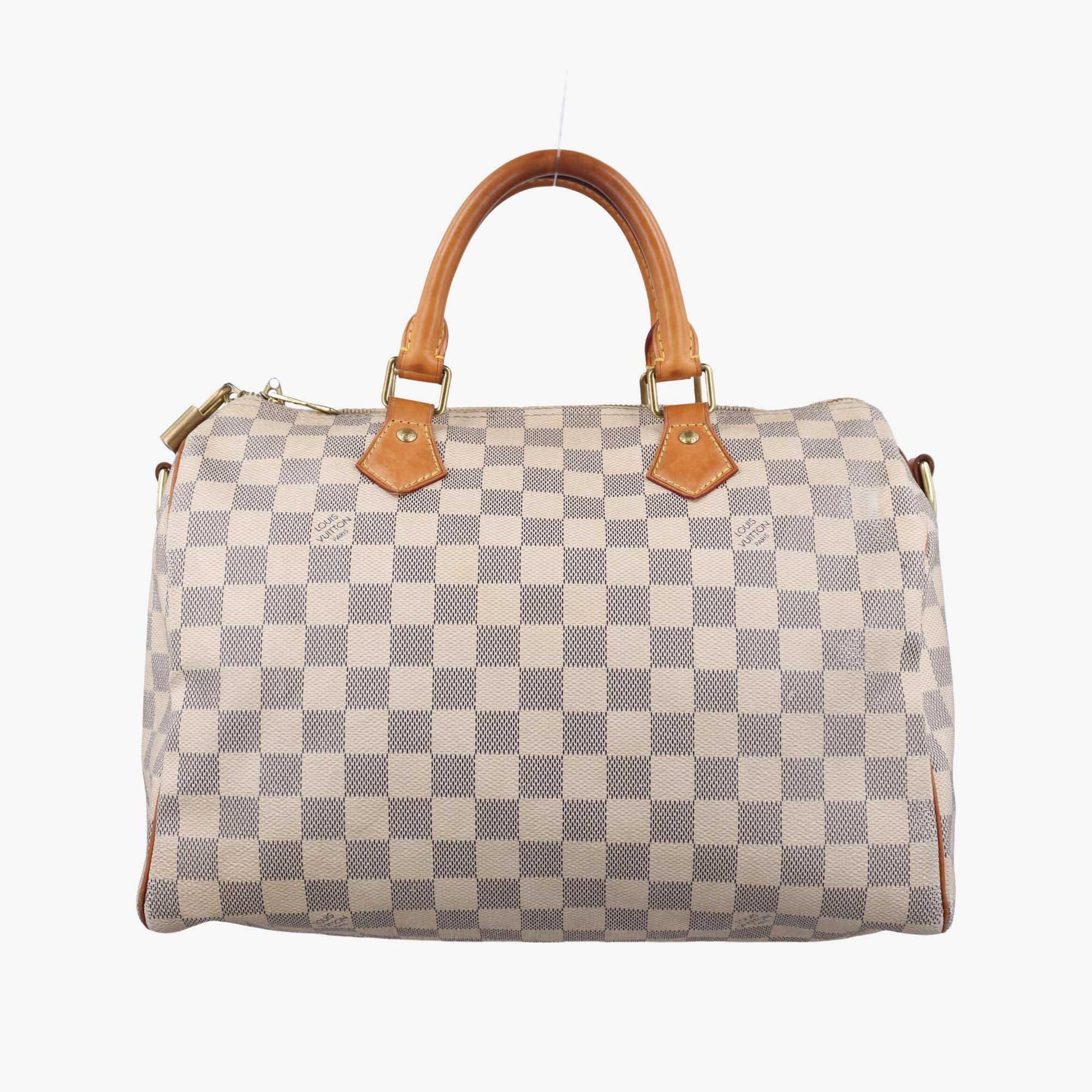 ルイヴィトン Louis Vuitton ボストンバッグ レディース スピーディ30 アズール ダミエキャンバス N41533 SP2145