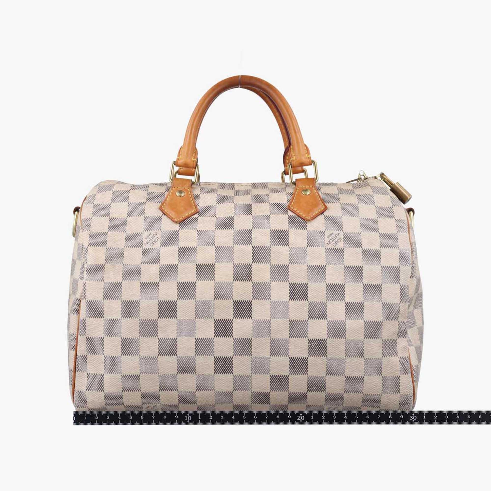 ルイヴィトン Louis Vuitton ボストンバッグ レディース スピーディ30 アズール ダミエキャンバス N41533 SP2145