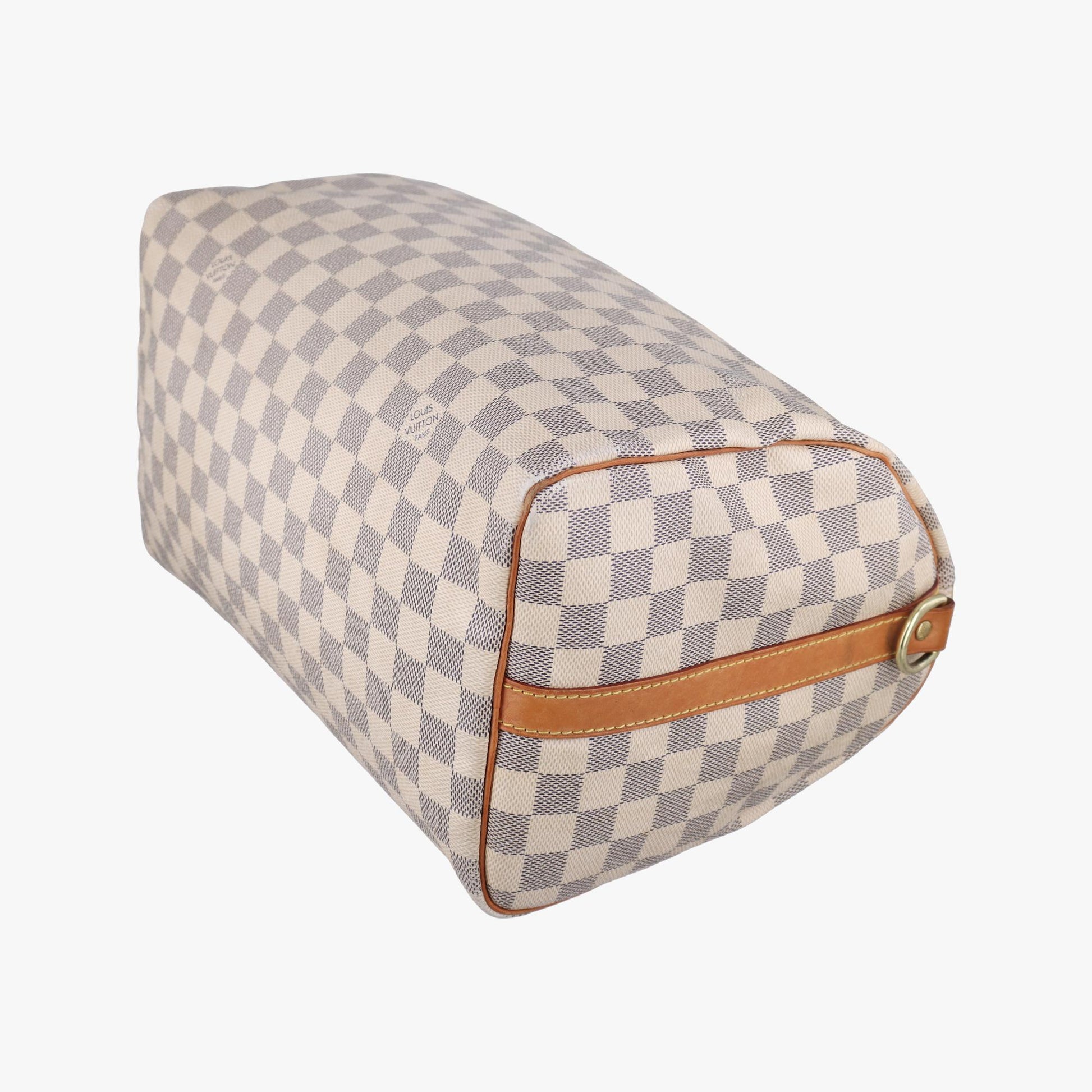 ルイヴィトン Louis Vuitton ボストンバッグ レディース スピーディ30 アズール ダミエキャンバス N41533 SP2145