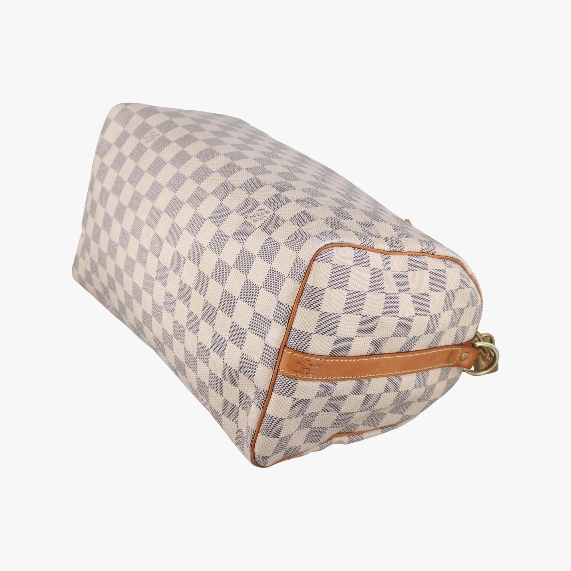 ルイヴィトン Louis Vuitton ボストンバッグ レディース スピーディ30 アズール ダミエキャンバス N41533 SP2145