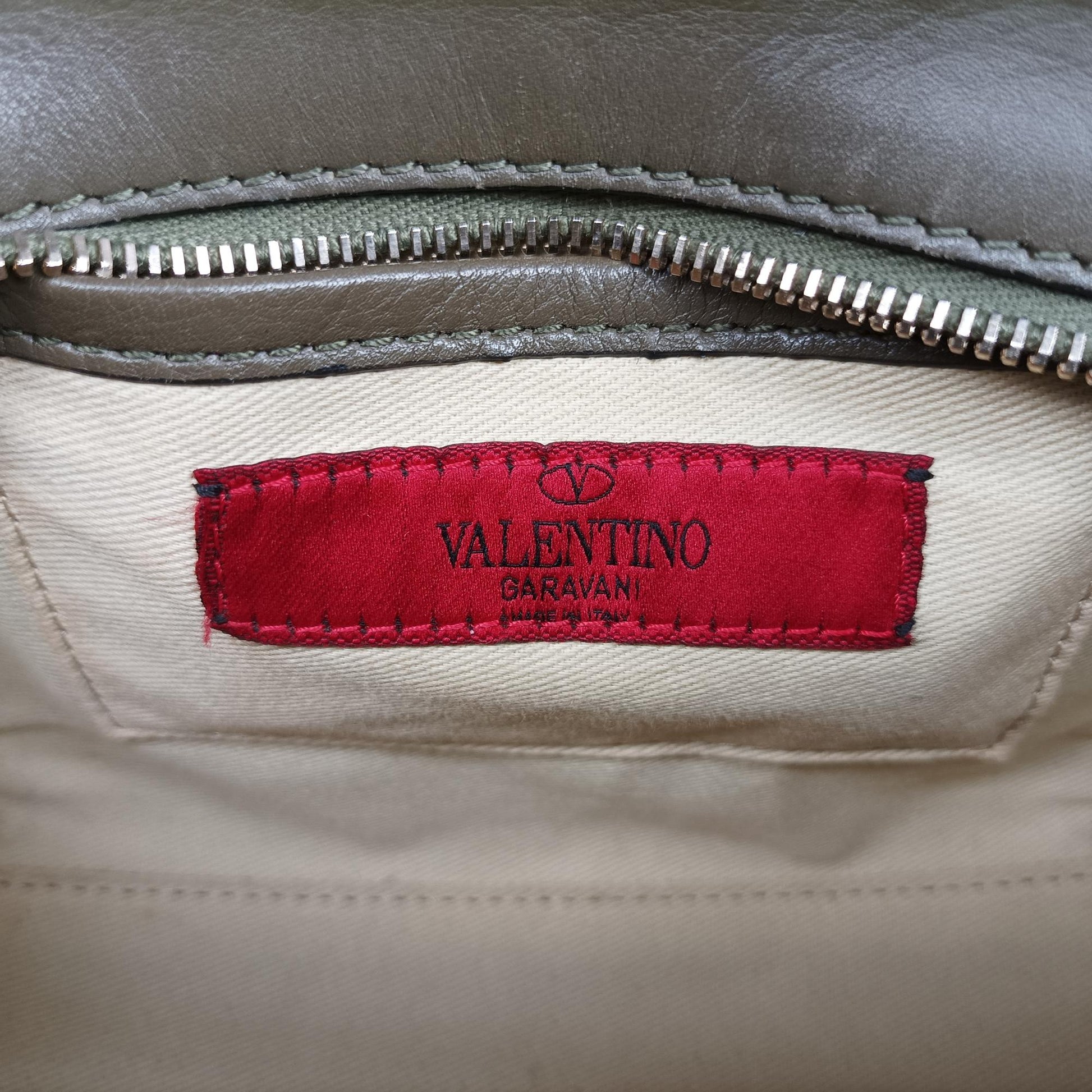 ヴァレンティノ Valentino ショルダーバッグ レディース ロックスタッズ グリーン レザー BGI856BOL1