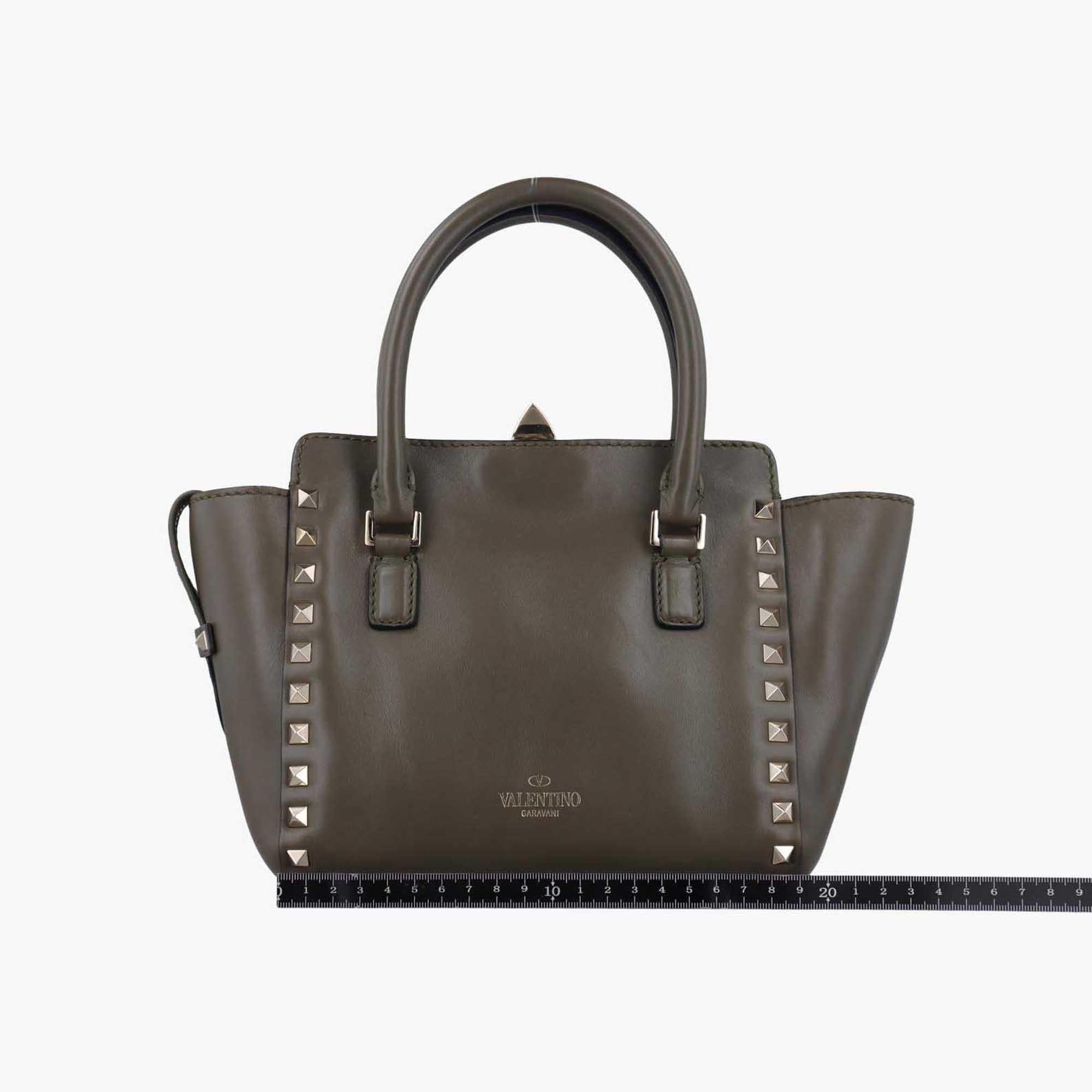 ヴァレンティノ Valentino ショルダーバッグ レディース ロックスタッズ グリーン レザー BGI856BOL1