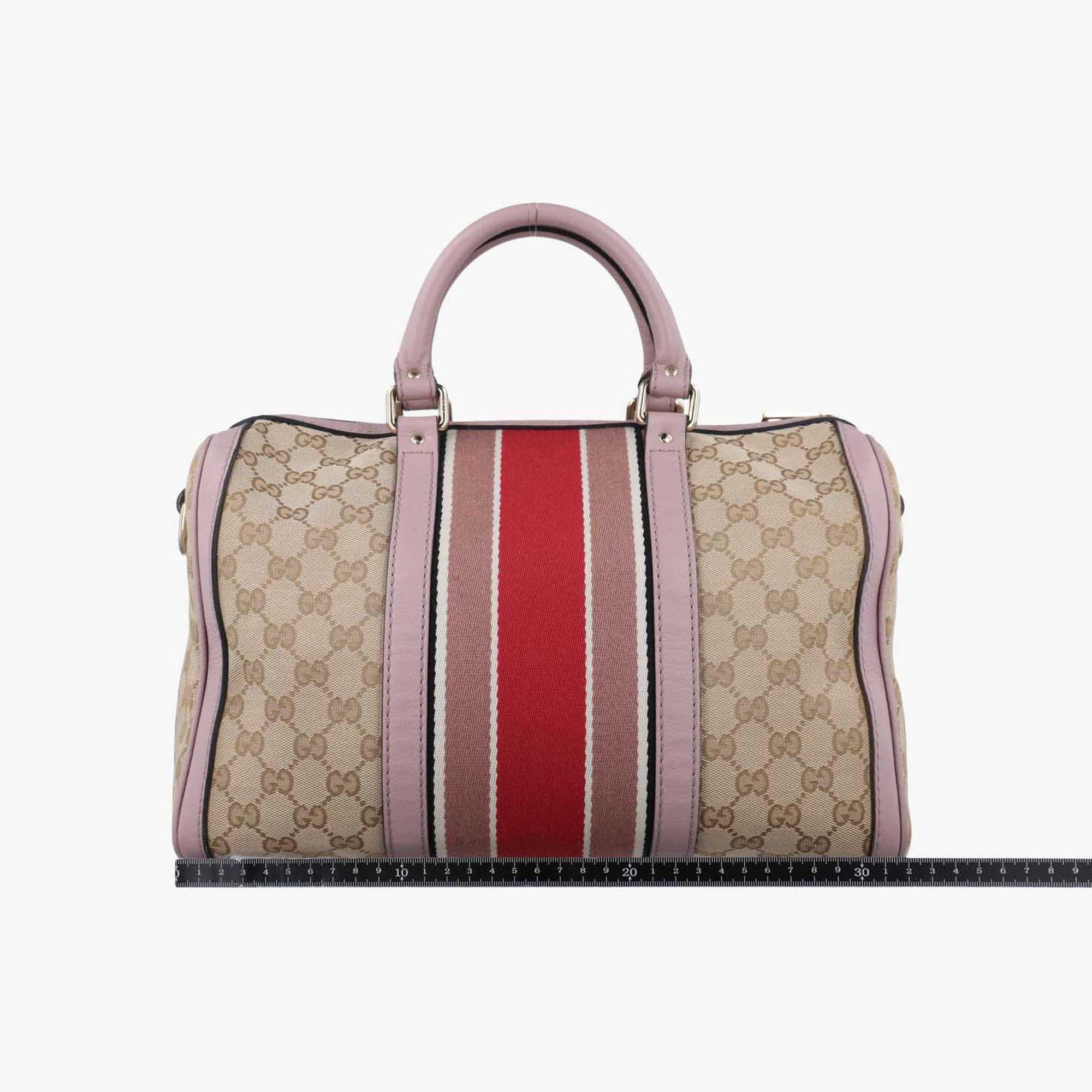 グッチ Gucci ボストンバッグ レディース シェリーライン ボストン ベージュ×ピンク×マルチ キャンバス×レザー 247205 C017316780