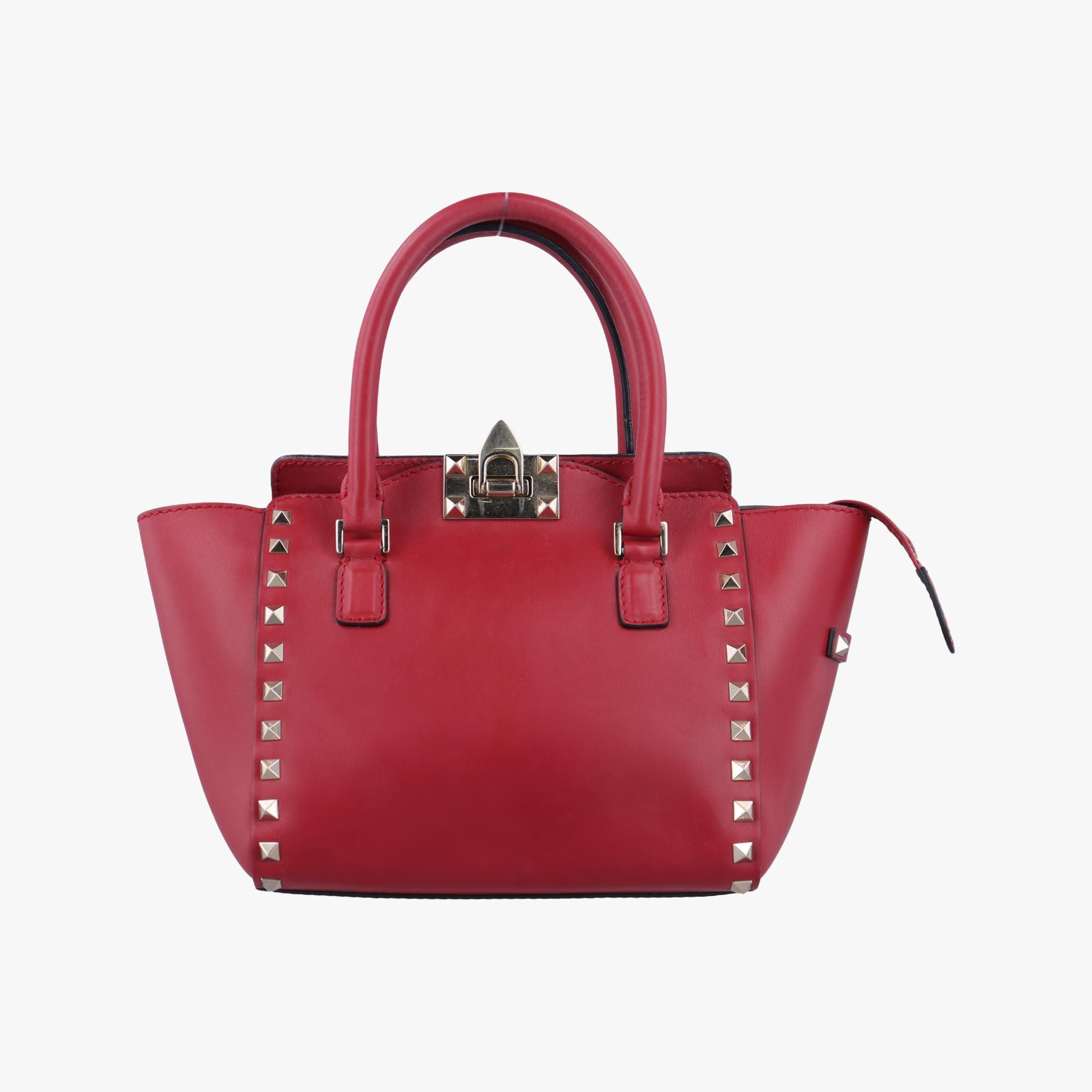 ヴァレンティノ Valentino ショルダーバッグ レディース ロックスタッズ レッド レザー BG-K856BOL0