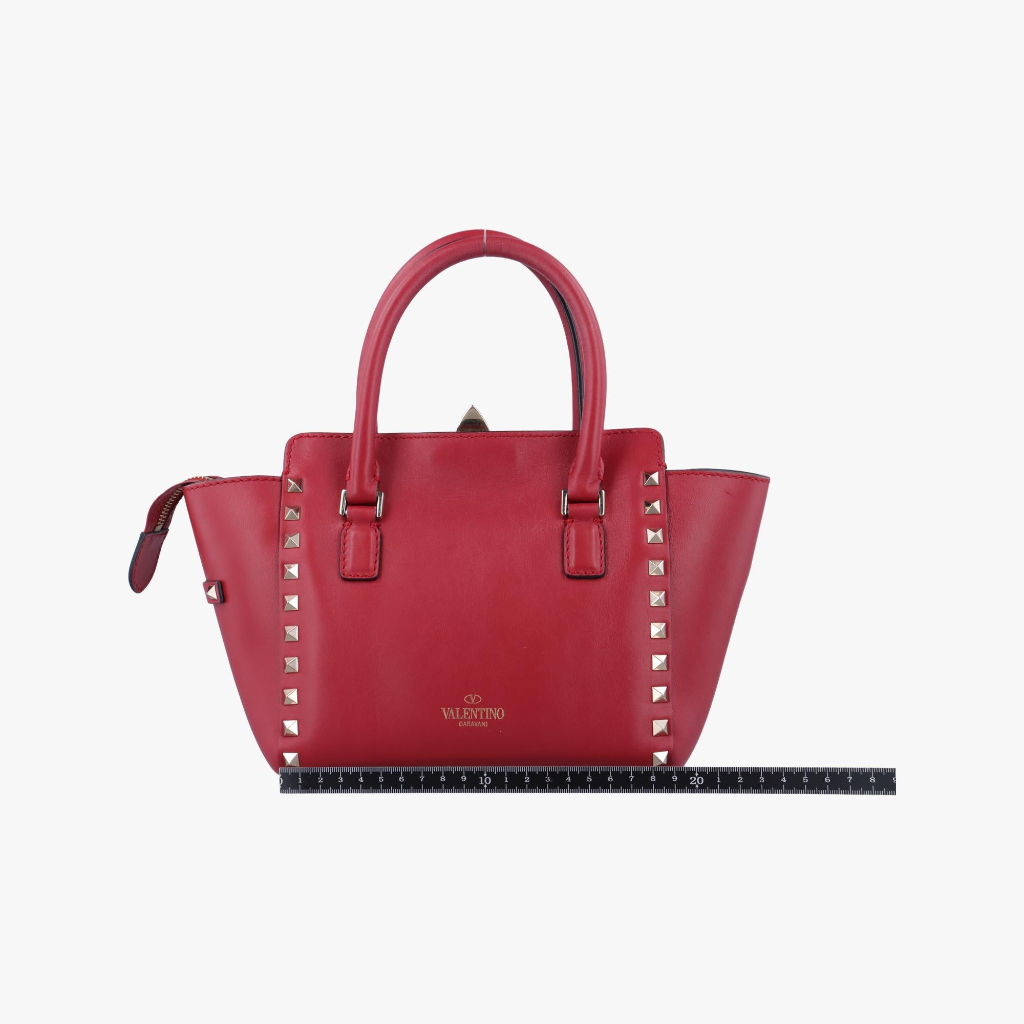 ヴァレンティノ Valentino ショルダーバッグ レディース ロックスタッズ レッド レザー BG-K856BOL0