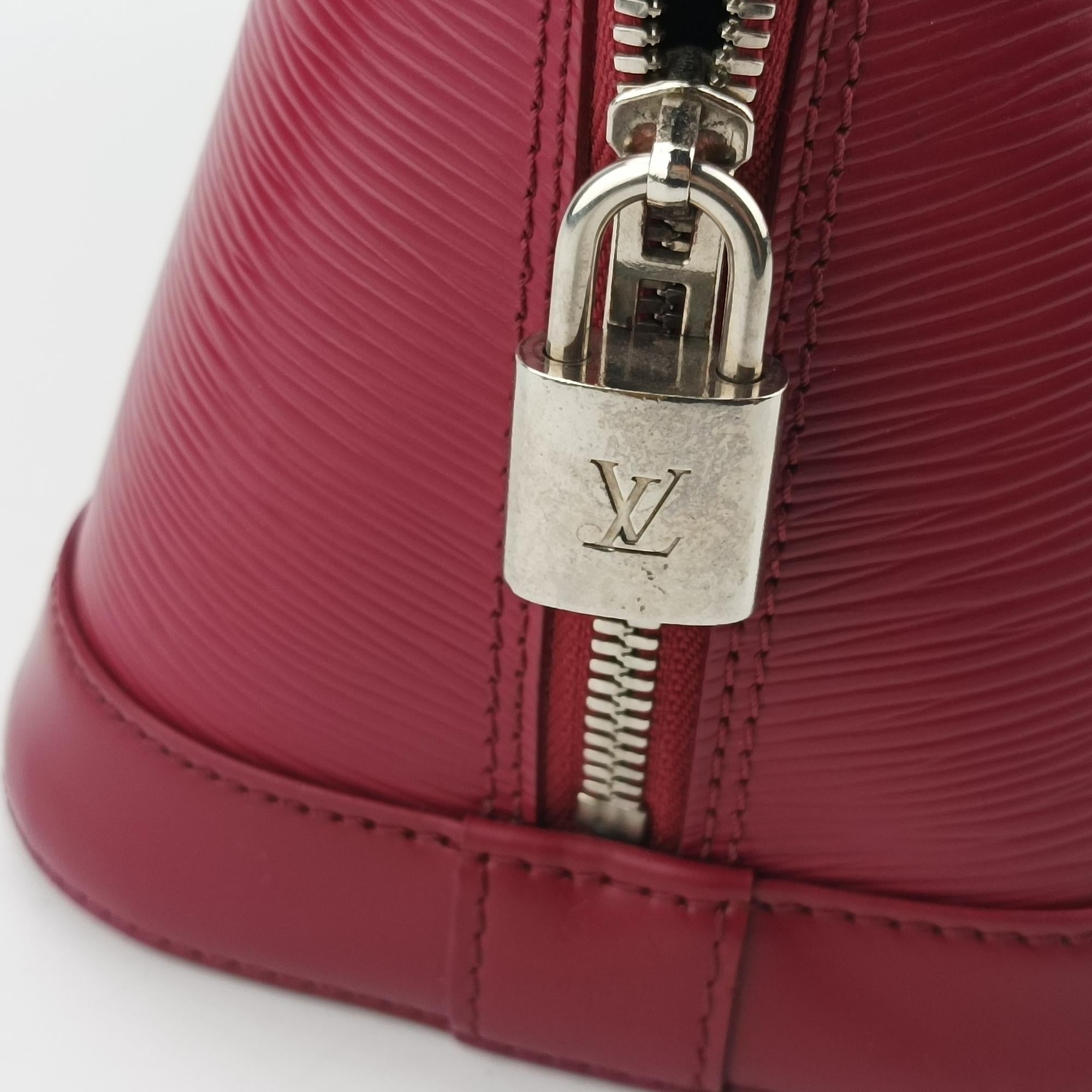 ルイヴィトン Louis Vuitton ハンドバッグ レディース アルマPM ワインレッド エピ M40490 FL0154