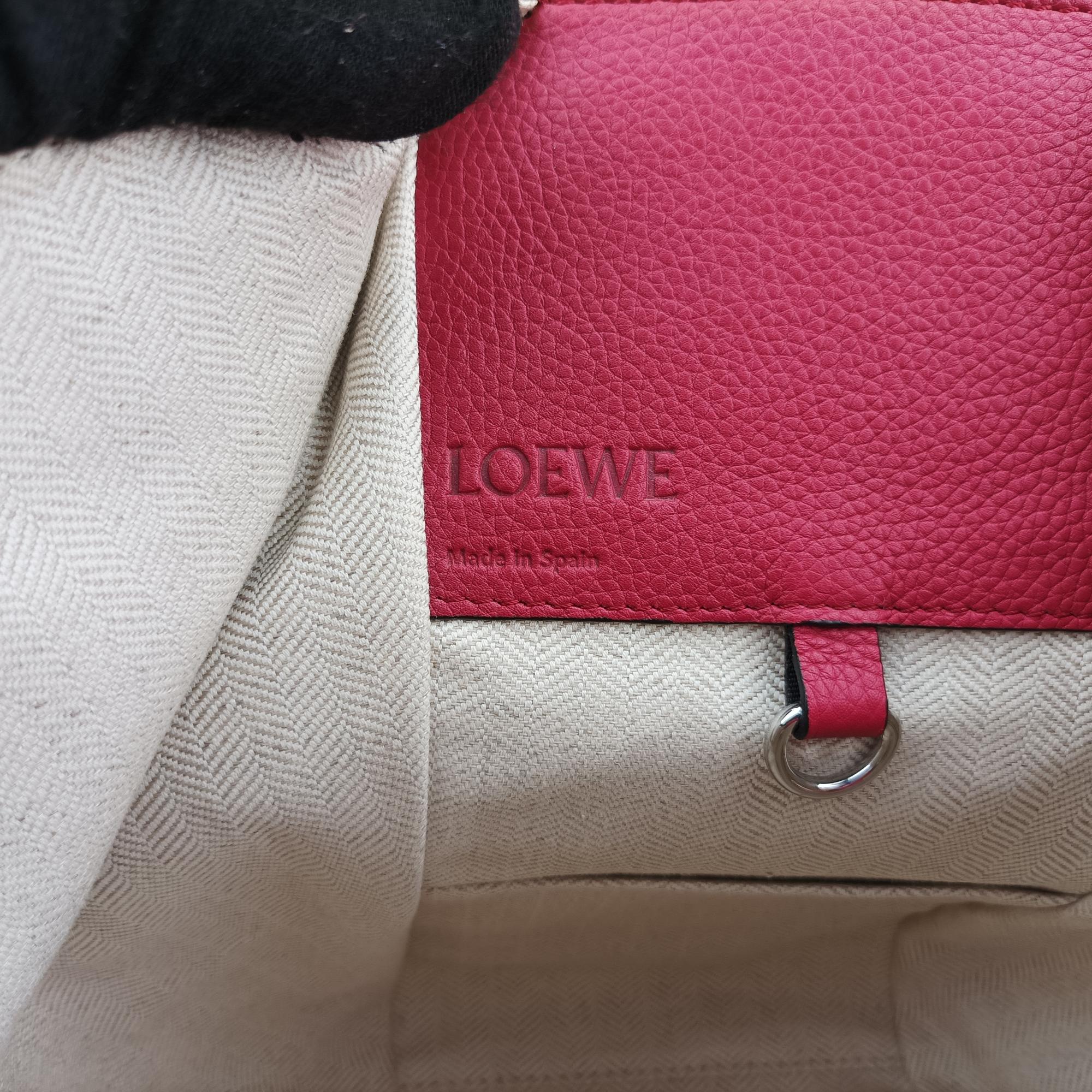 ロエベ Loewe ショルダーバッグ レディース ハンモック ワインレッド レザー 261840