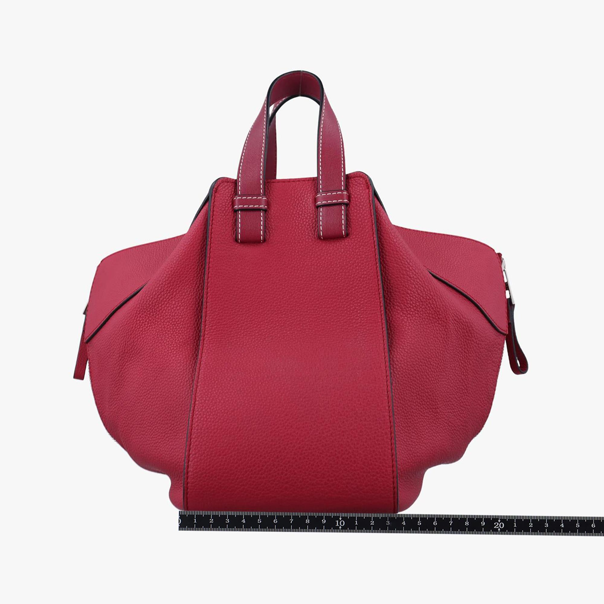 ロエベ Loewe ショルダーバッグ レディース ハンモック ワインレッド レザー 261840