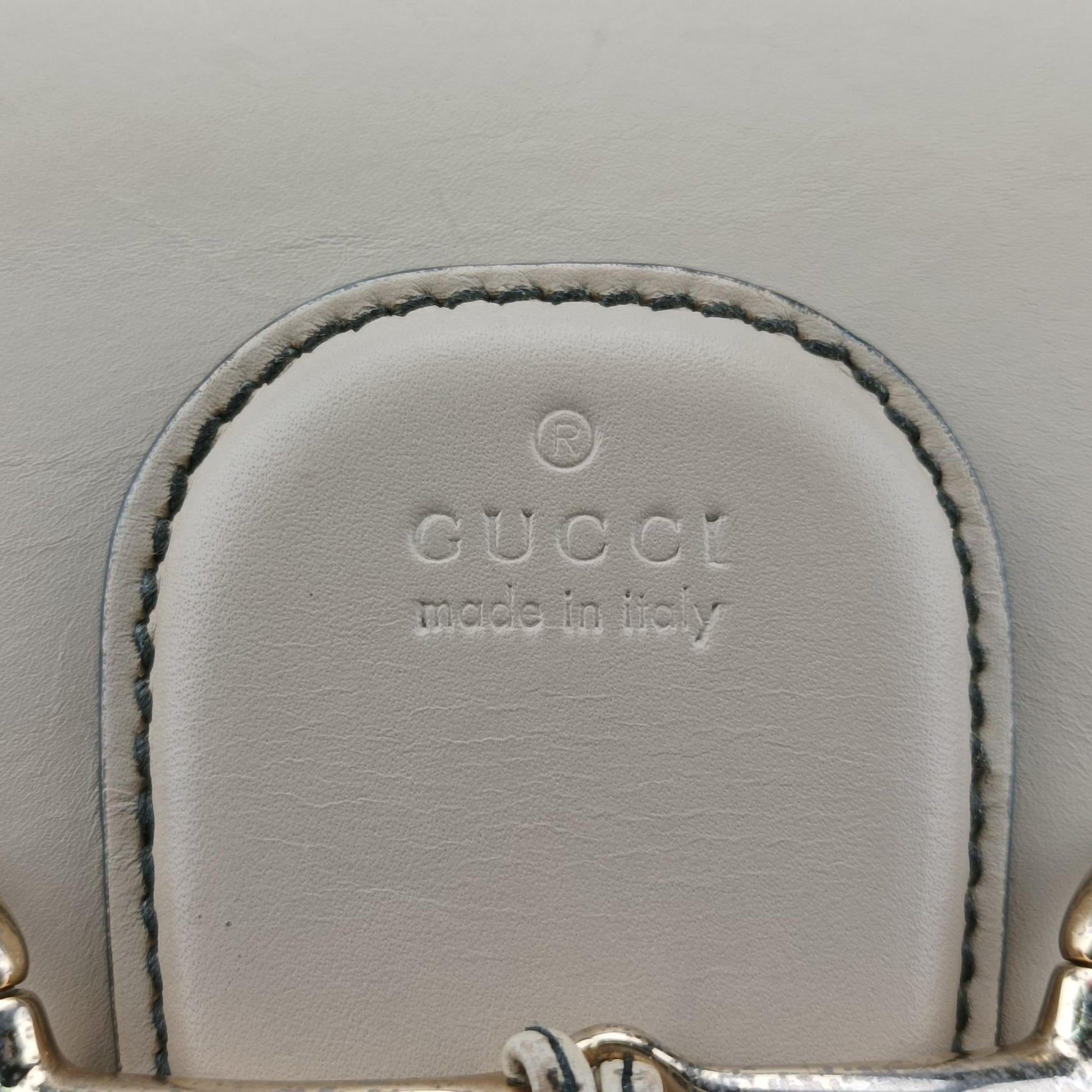 グッチ Gucci ショルダーバッグ レディース エミリー カーキ キャンバス×レザー 295402 A013670161