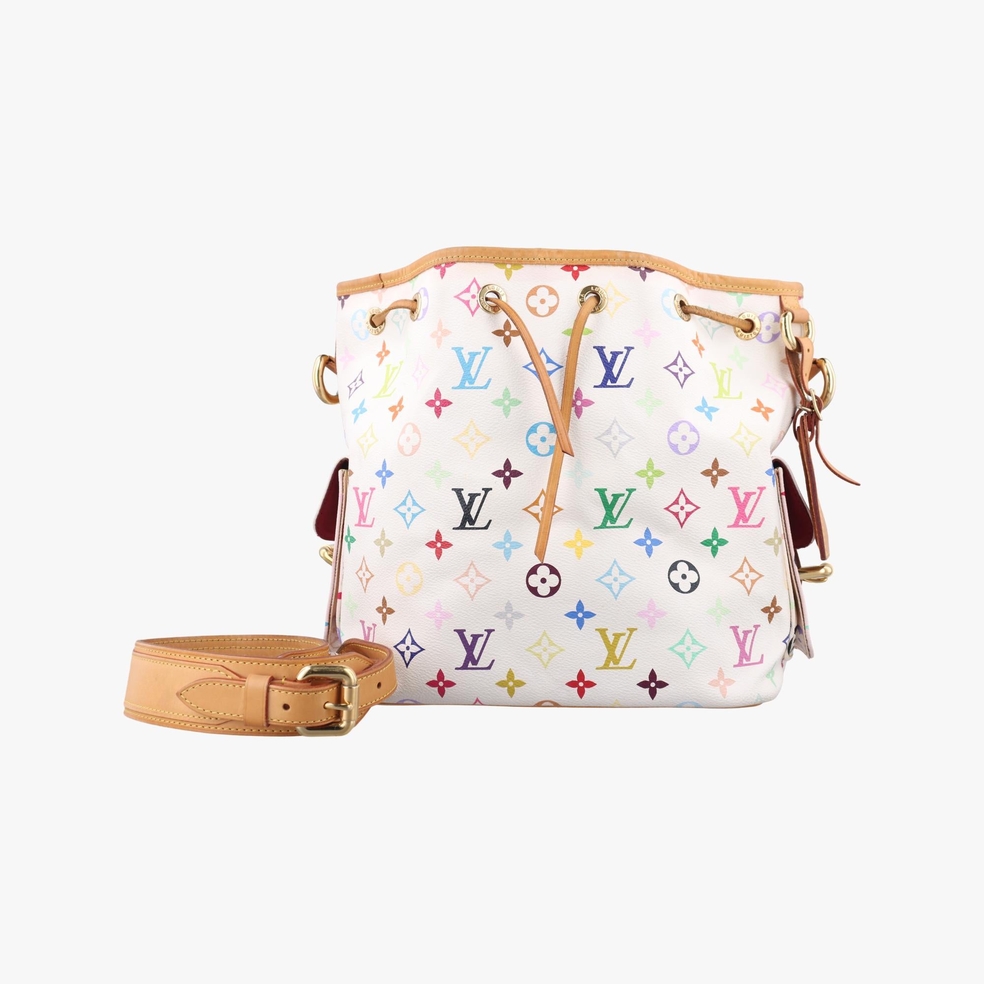 ルイヴィトン Louis Vuitton ショルダーバッグ レディース プチ ノエ ブロン モノグラム マルチカラー M42229 CA1077