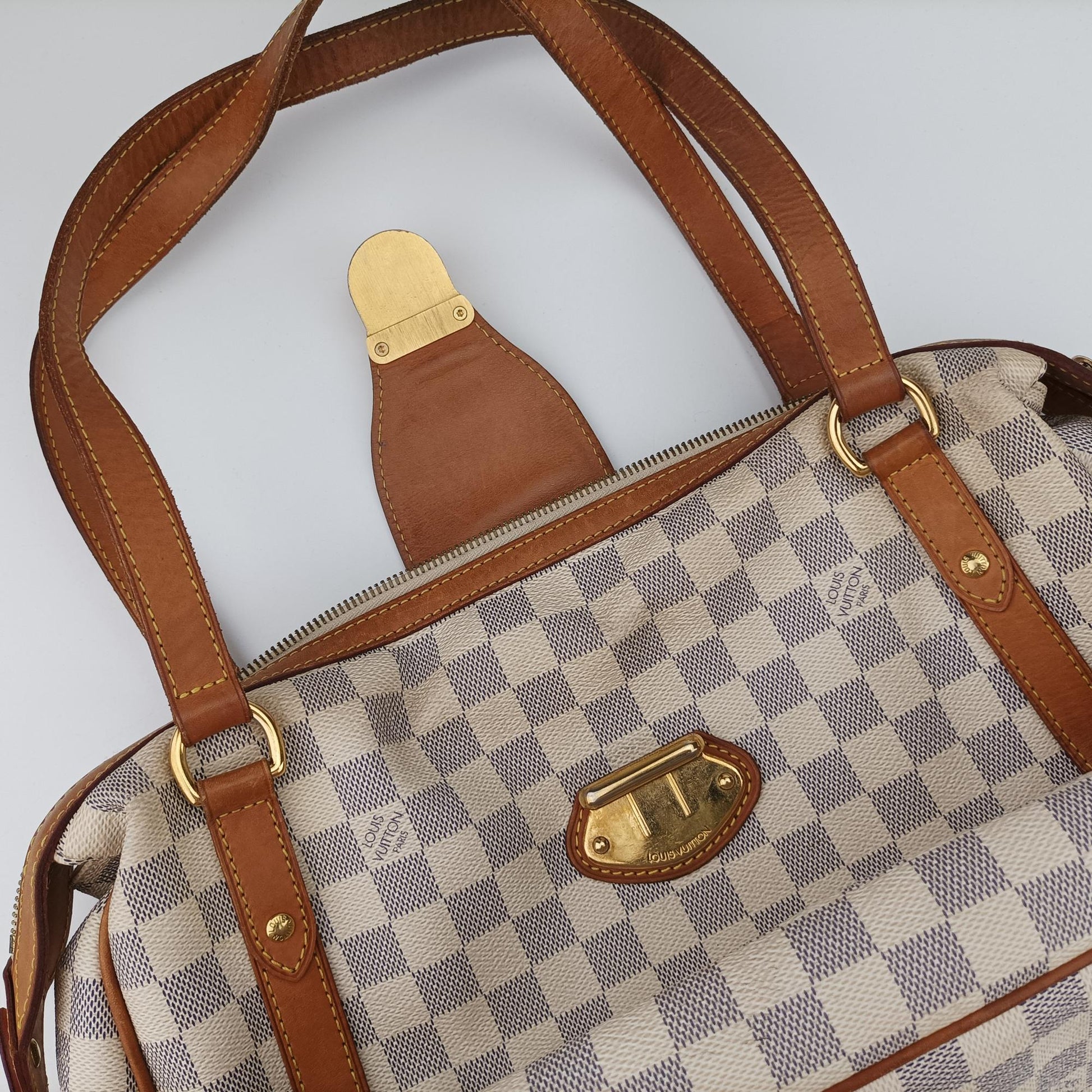 ルイヴィトン Louis Vuitton ショルダーバッグ レディース ストレーザPM アズール ダミエキャンバス N42220 TR0171