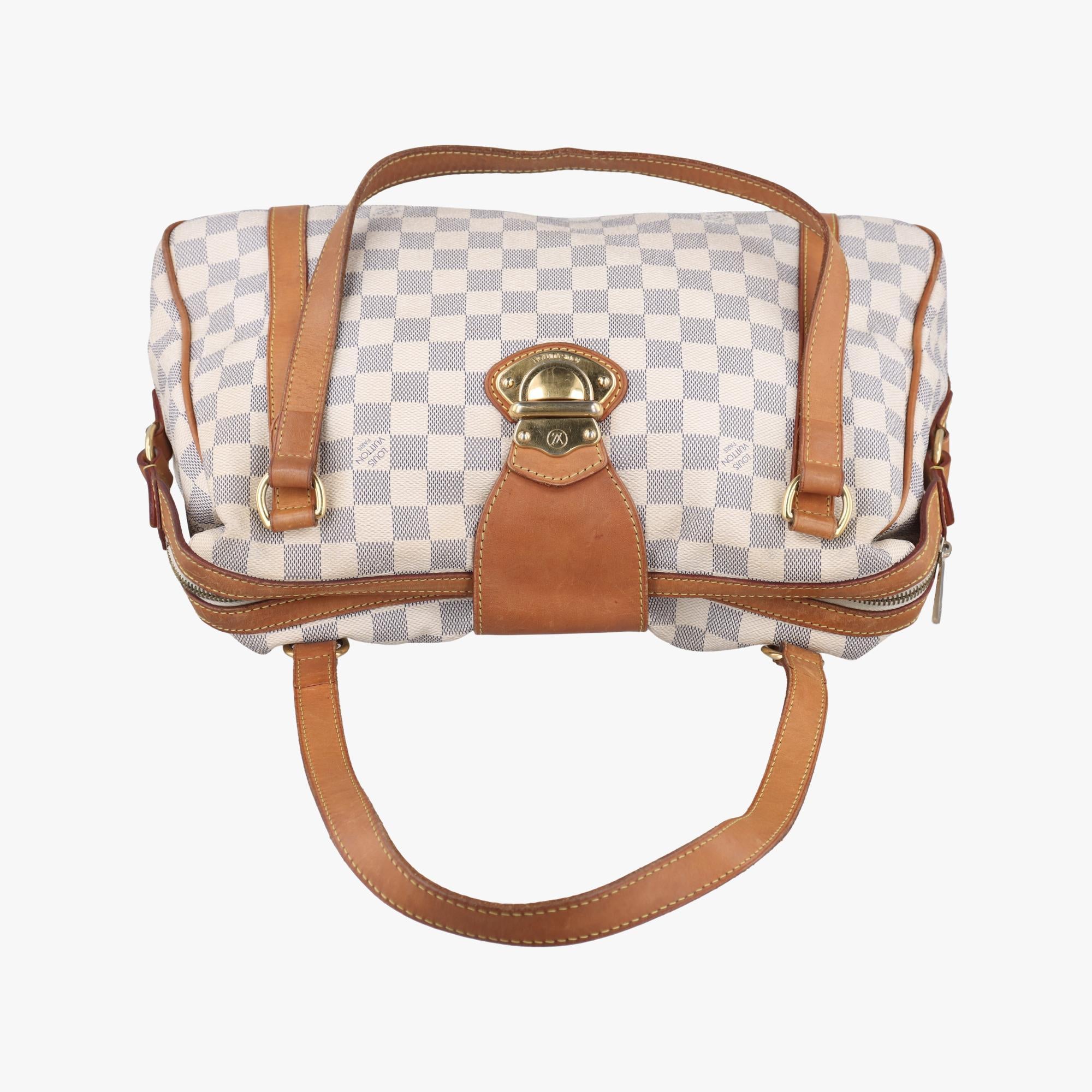 ルイヴィトン Louis Vuitton ショルダーバッグ レディース ストレーザPM アズール ダミエキャンバス N42220 TR0171